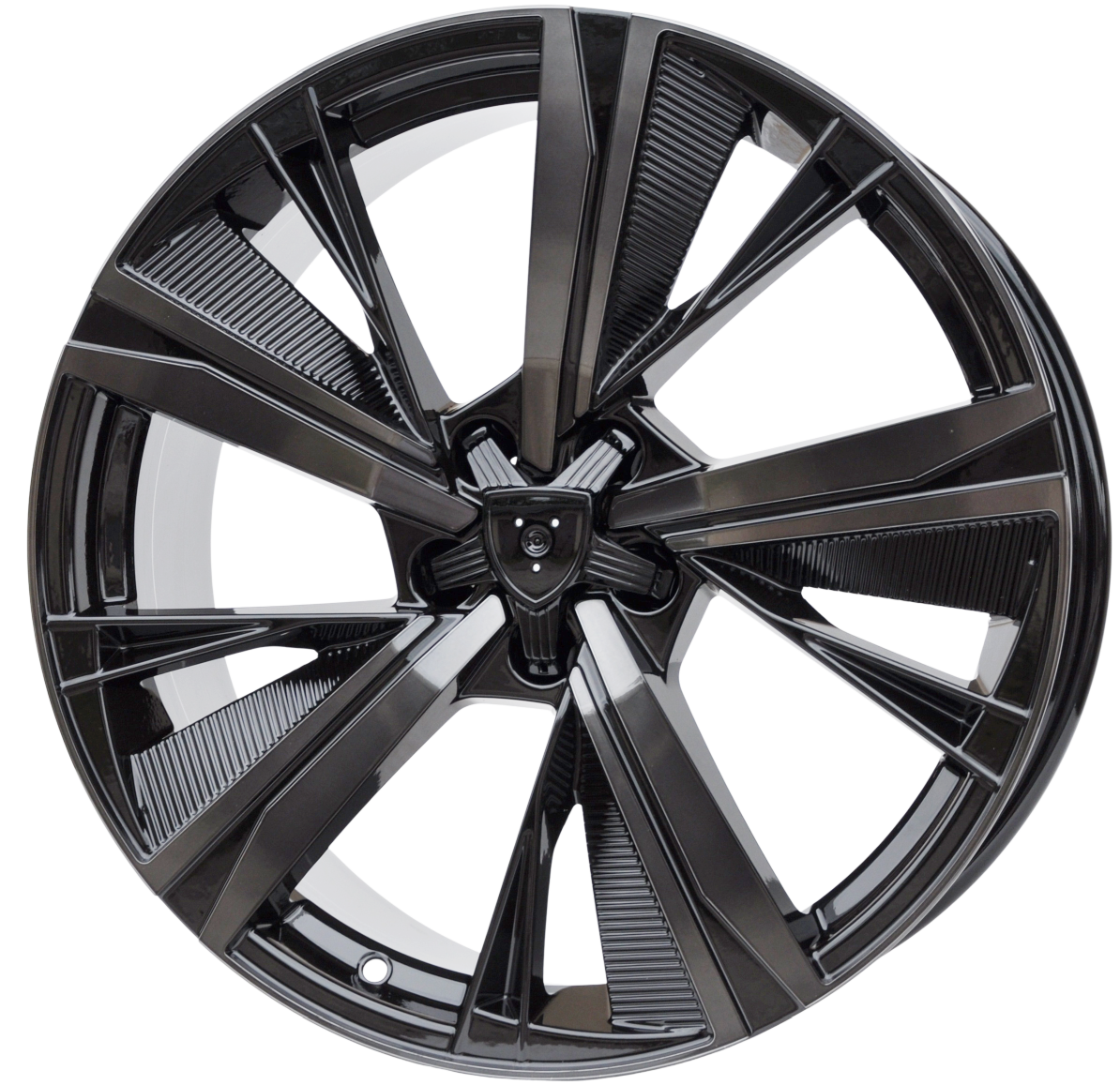 PDW 1918 Alufælge 19" 5x108 ET40 – Sort/przyciemniany front (sæt á 4)