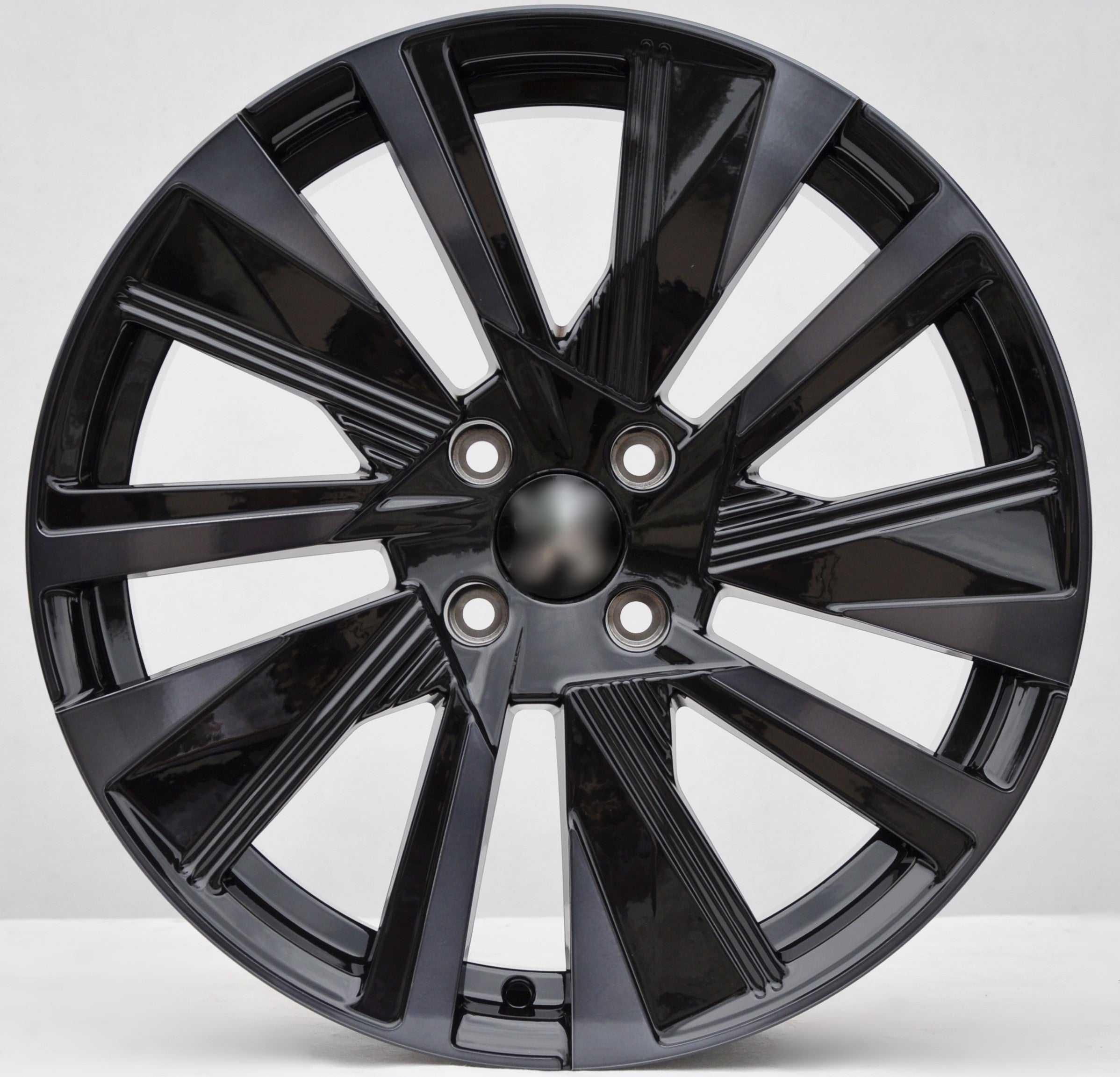 PDW 1152 Alufælge 18" 4x108 ET35 – Sort/przyciemniany front (sæt á 4)