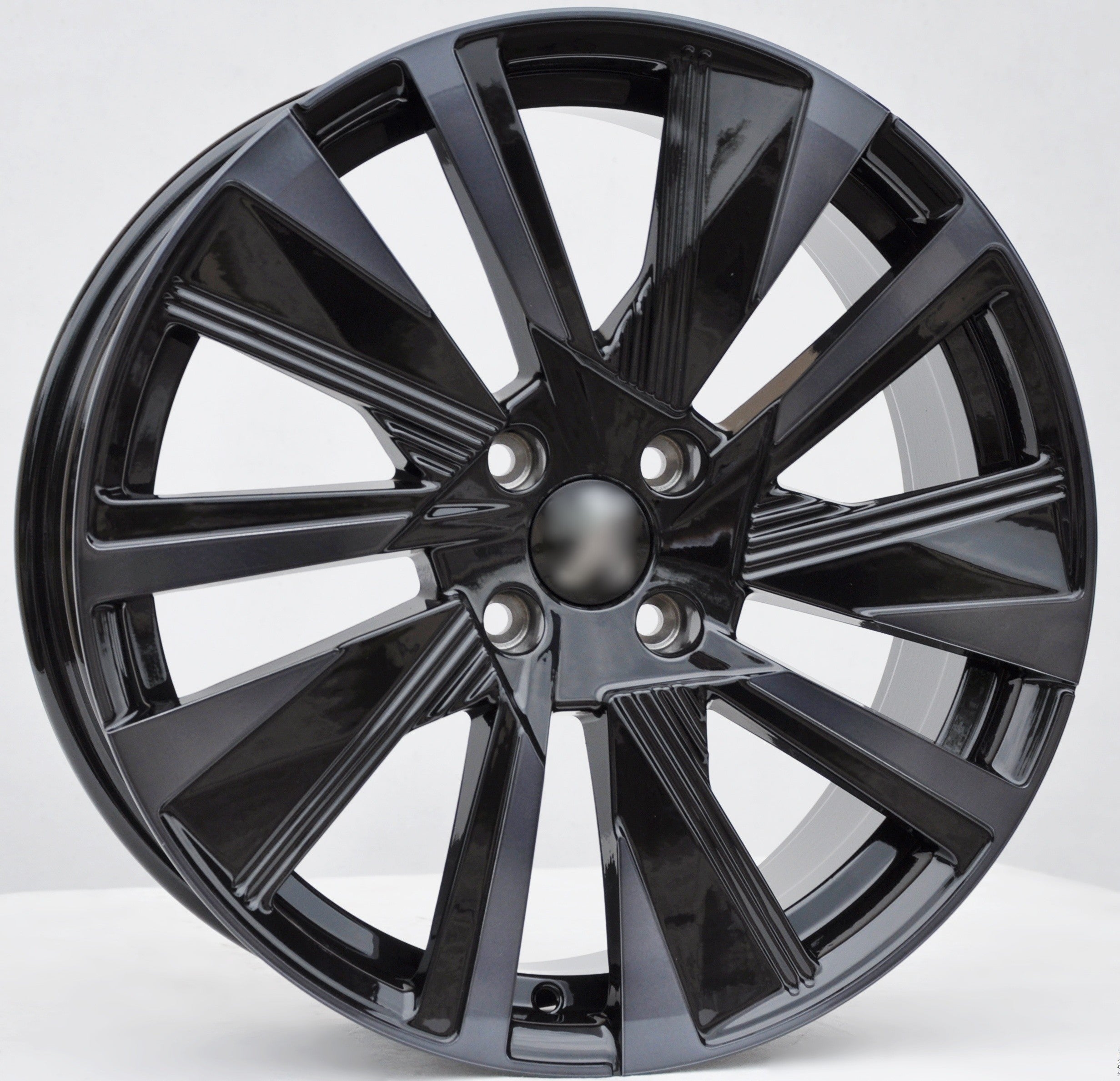 PDW 1152 Alufælge 18" 4x108 ET35 – Sort/przyciemniany front (sæt á 4)