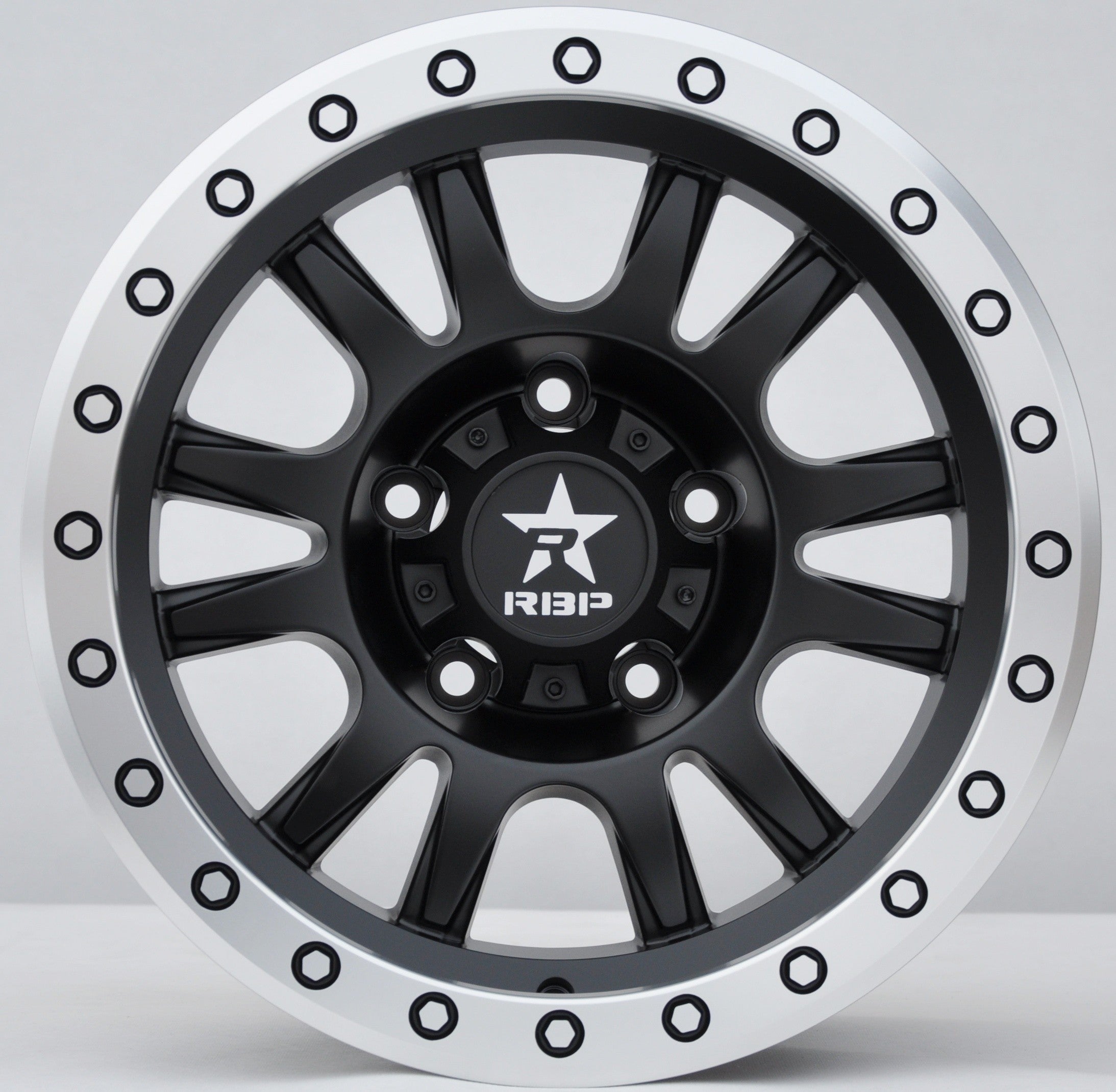 PDW 5944 Alufælge 16" 5x139.7 ET-12 – Sort półmat (sæt á 4)