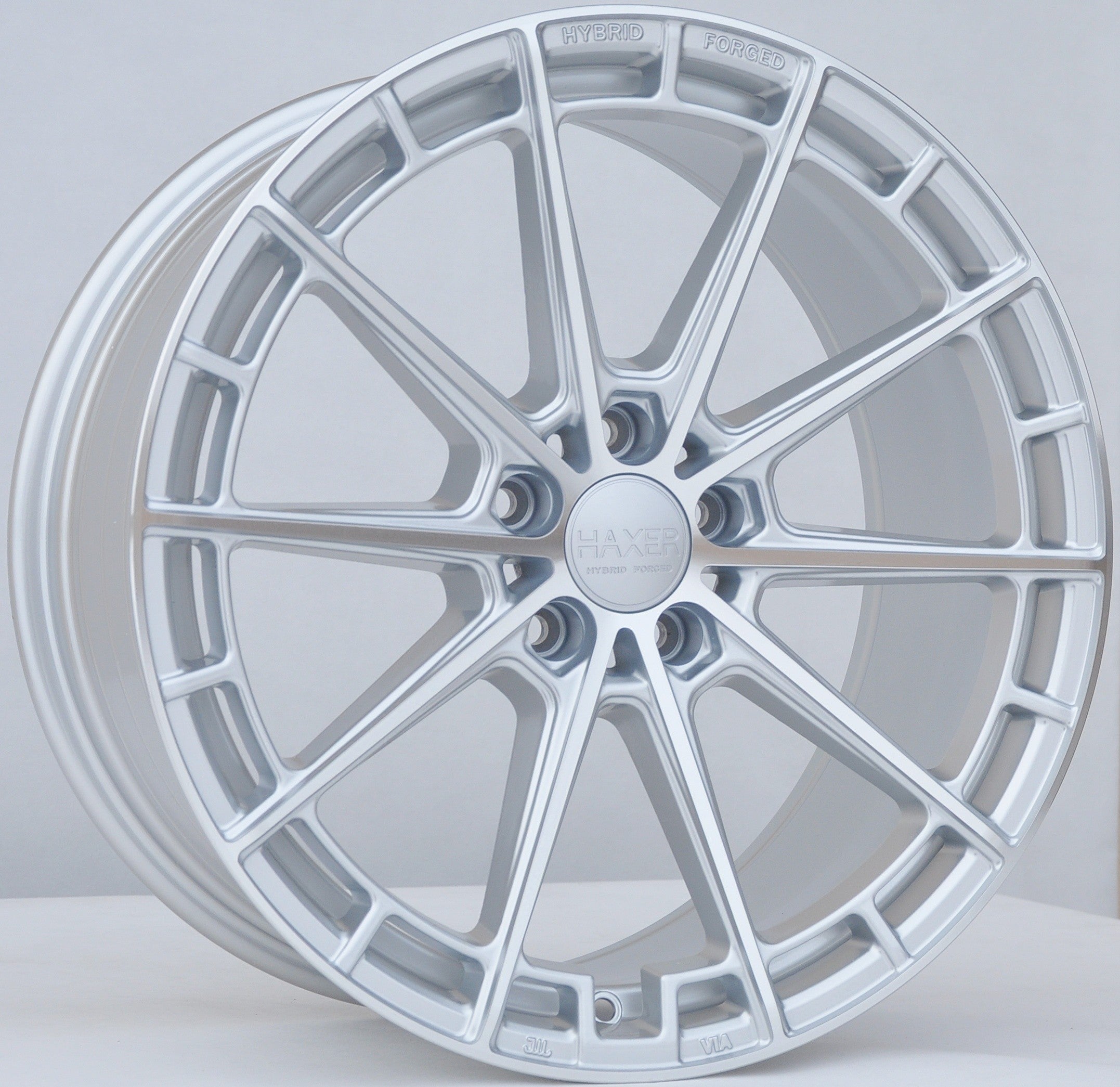 Haxer HX019/F9793 Alufælge 19" 5x112 ET40 – Polerwoane/sølv mat (sæt á 4)