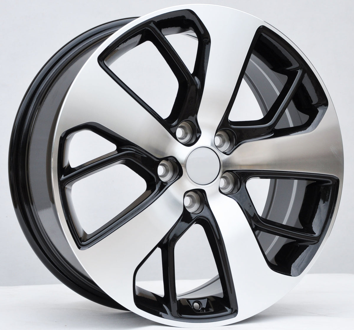 PDW 5390 Alufælge 18" 5x114.3 ET52 – Poleret/sort (sæt á 4)