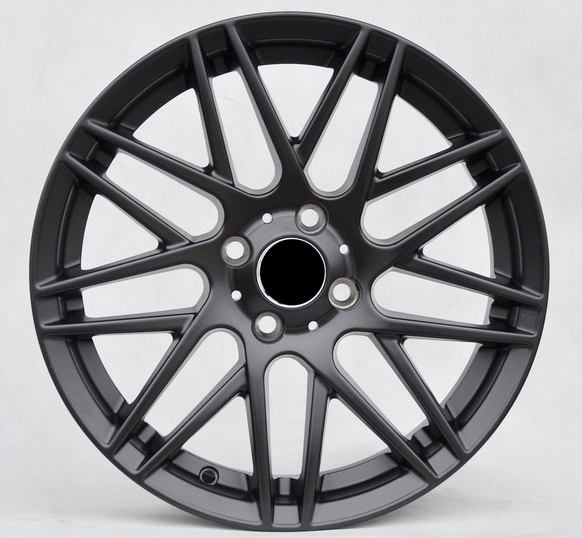 Haxer HX013 Alufælge 16" 3x112 ET30 – Sort półmat (sæt á 4)