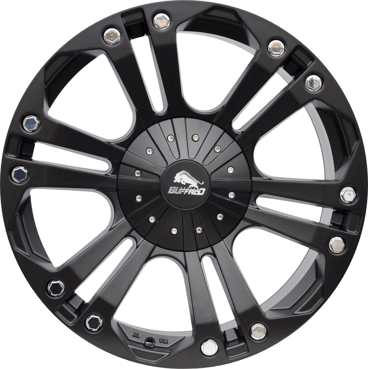 Toro Corsa 778 Alufælge 18" 9J 6x139.7 ET-12 – Sort (sæt á 4)