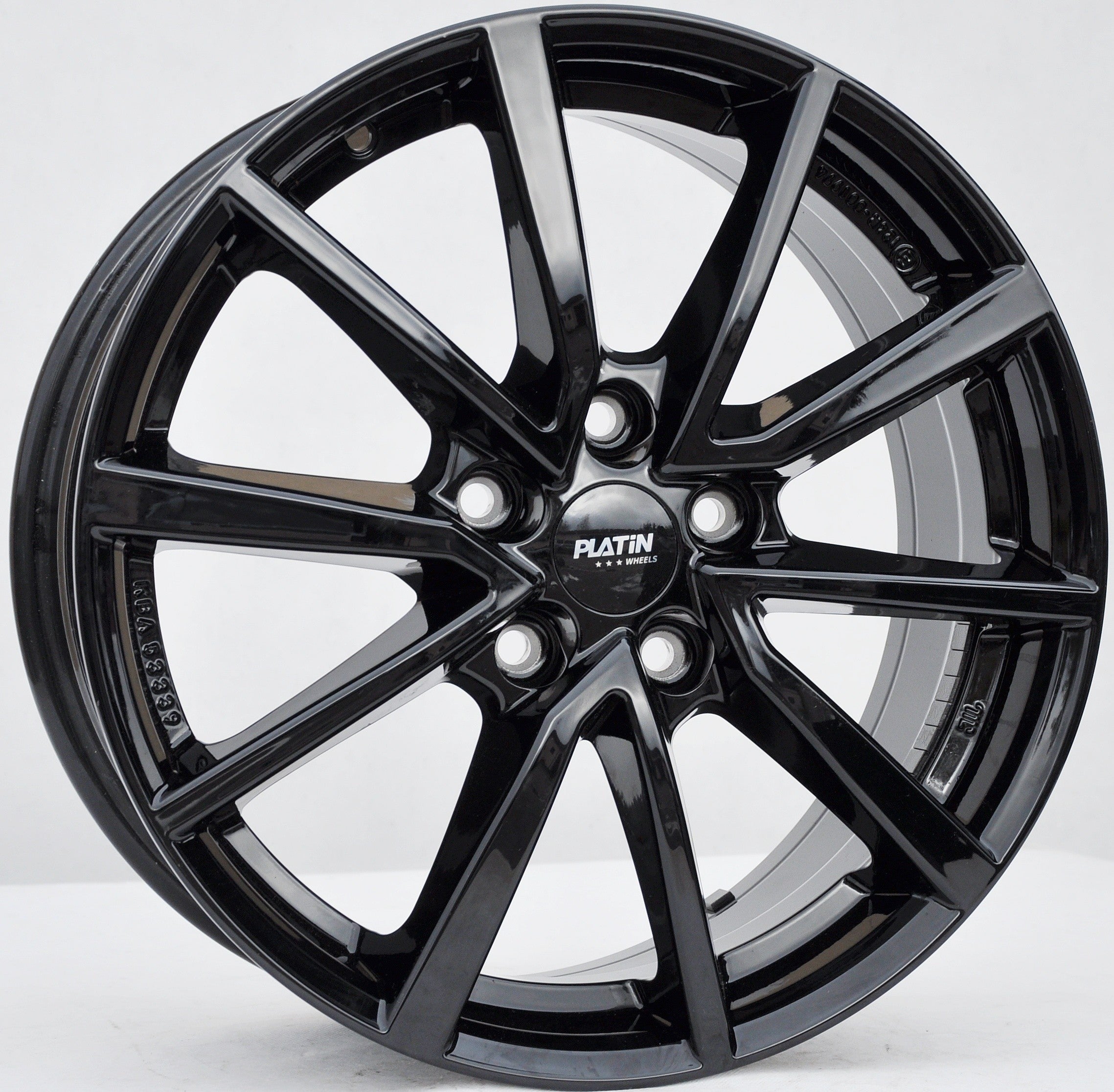 Platin KAR1/KBA53339 Alufælge 17" 5x114.3 ET53 – Sort mat (sæt á 4)