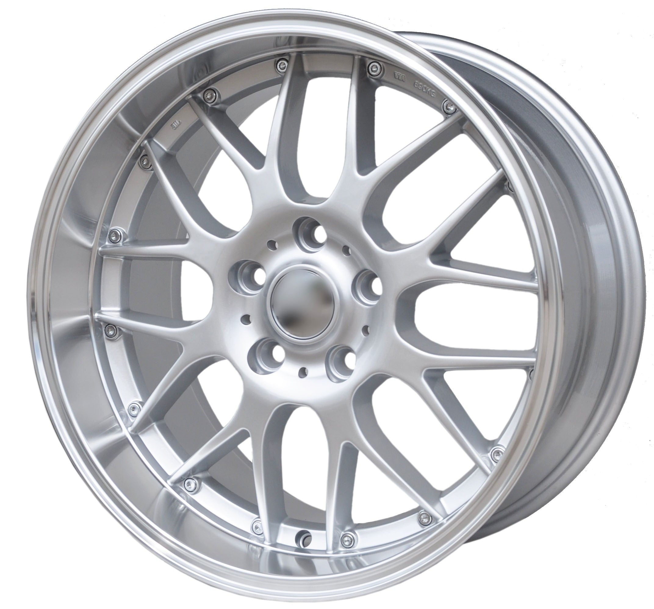 PDW 773 Alufælge 18" 5x120 ET20 – Sølv/polerowany rant (sæt á 4)