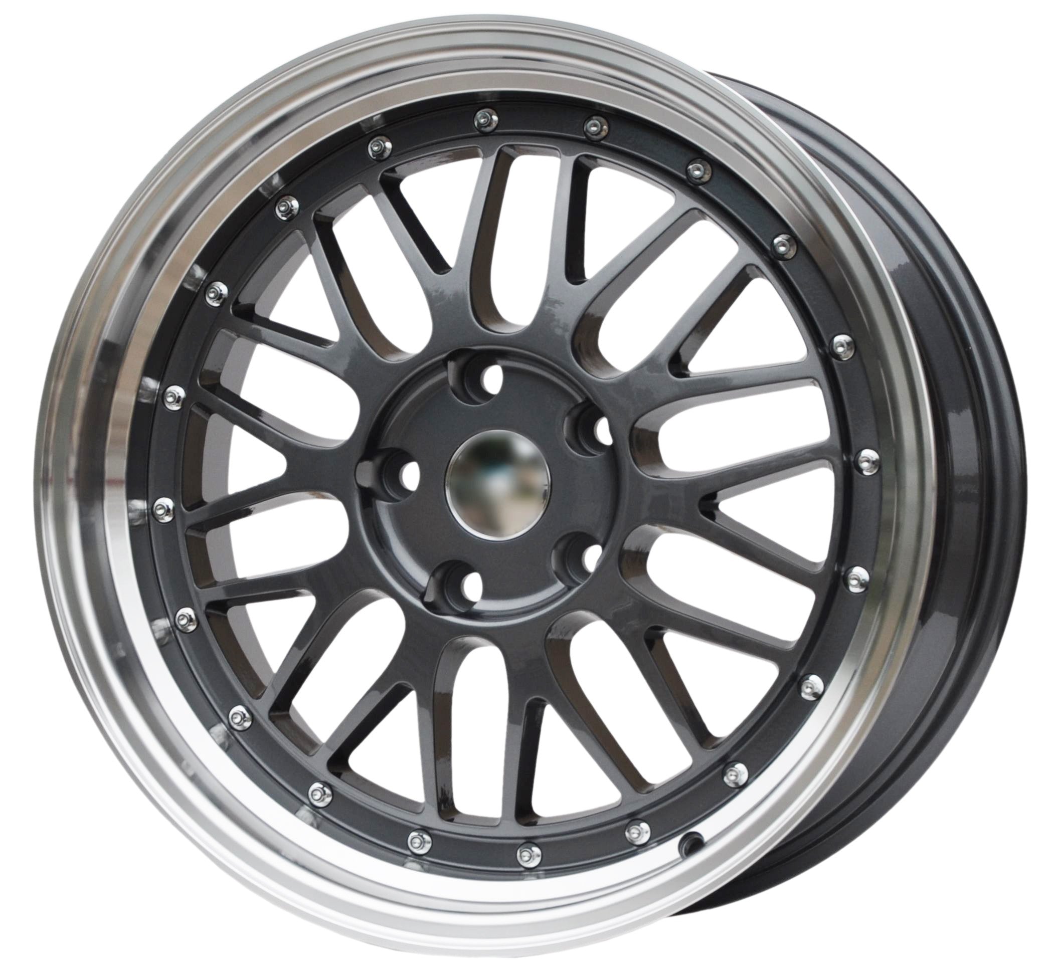 PDW 1025 Alufælge 17" 5x120 ET34 – Poleret/grafit (sæt á 4)