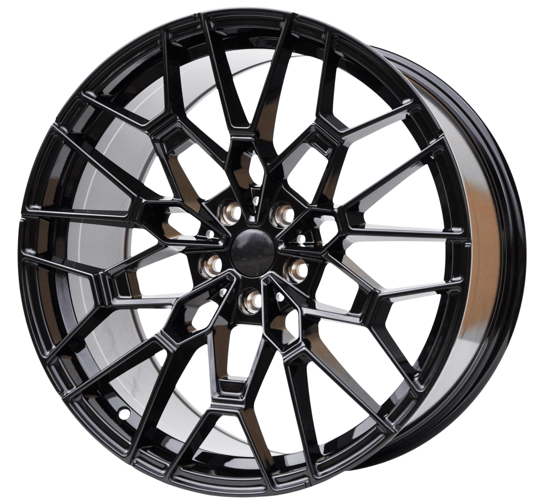 PDW 0384 Alufælge 19" 5x112 ET27 – Black perl (sæt á 4)