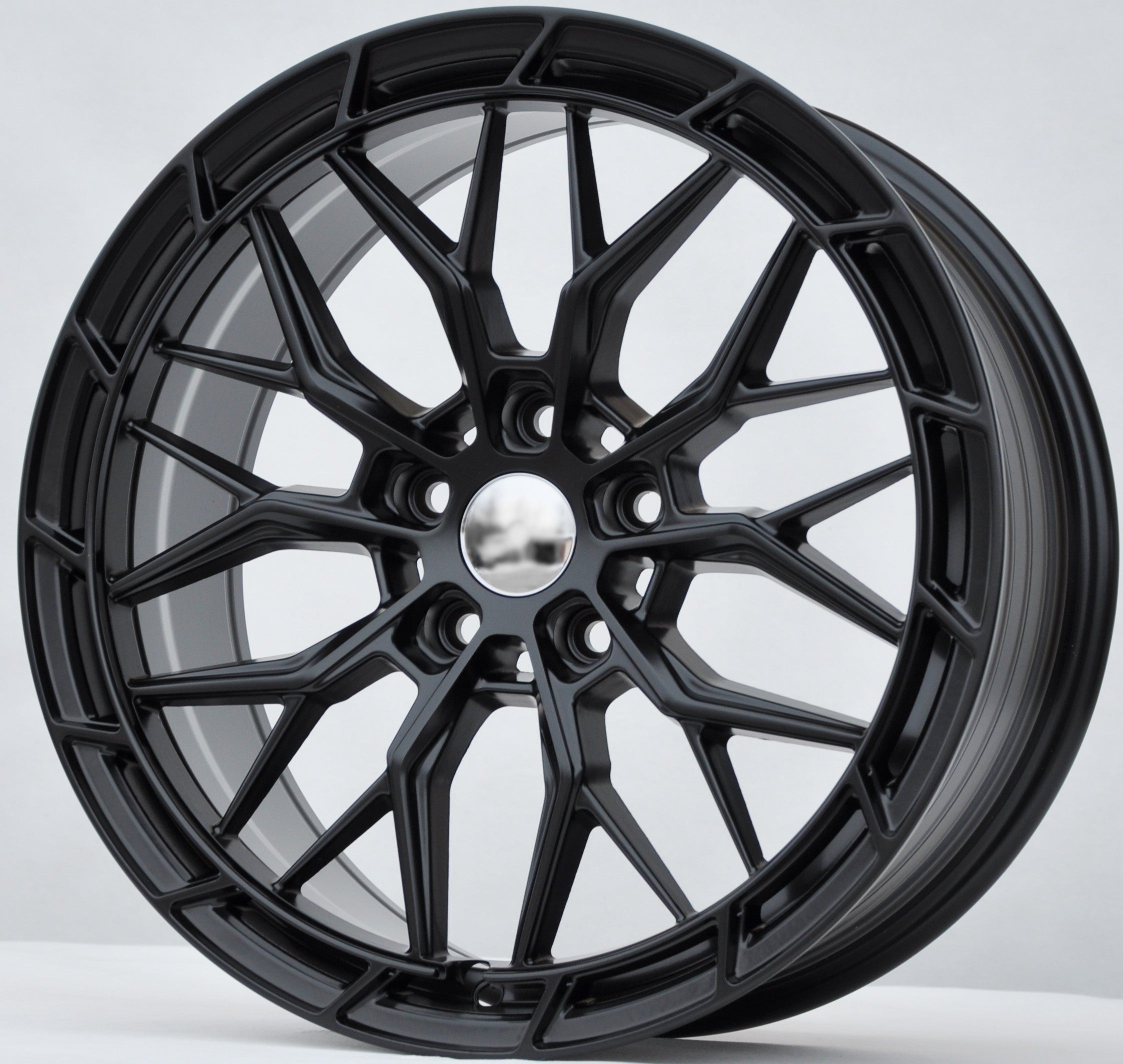 PDW FBX384 Alufælge 18" 5x114.3 ET40 – Sort półmat (sæt á 4)