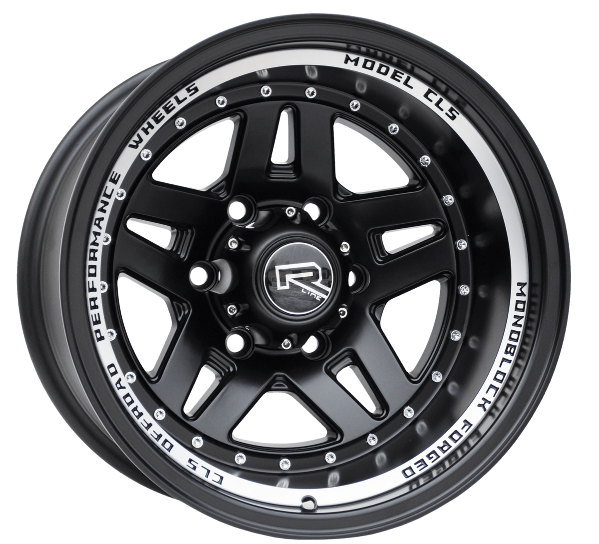 PDW 936 Alufælge 16" 10J 6x139.7 ET-44 – Sort (sæt á 4)