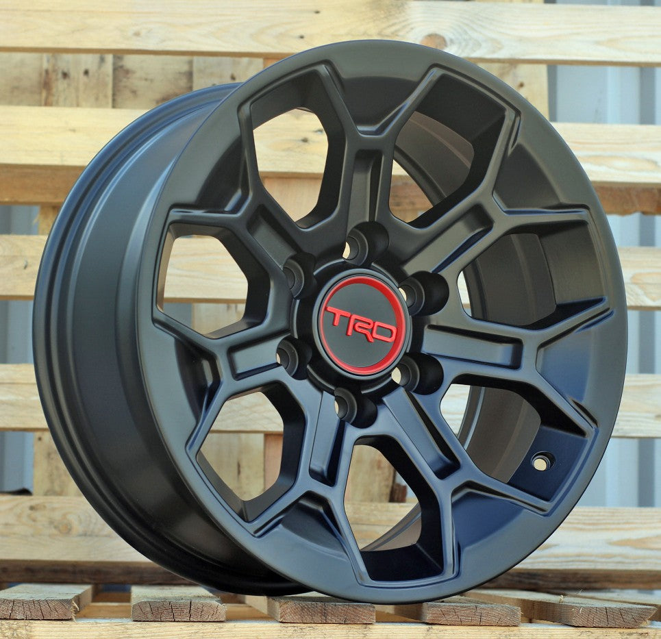 PDW 1203 Alufælge 17" 6x139.7 ET5 – Sort mat (sæt á 4)