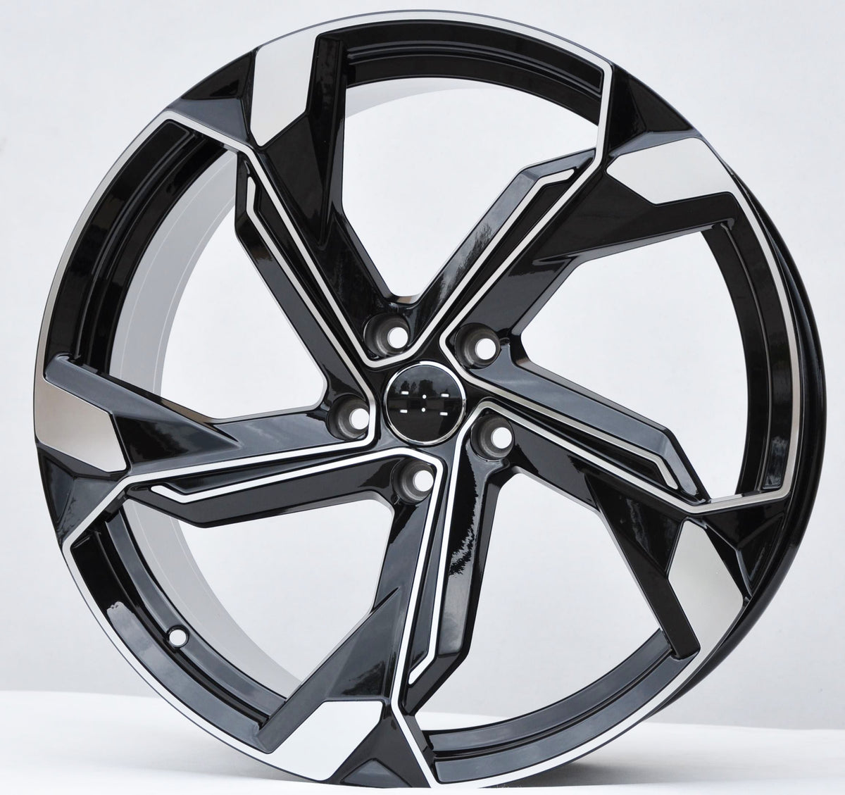 PDW 5633/1201 Alufælge 20" 9J 5x112 ET30 – Poleret/sort pulverlakeret (sæt á 4)