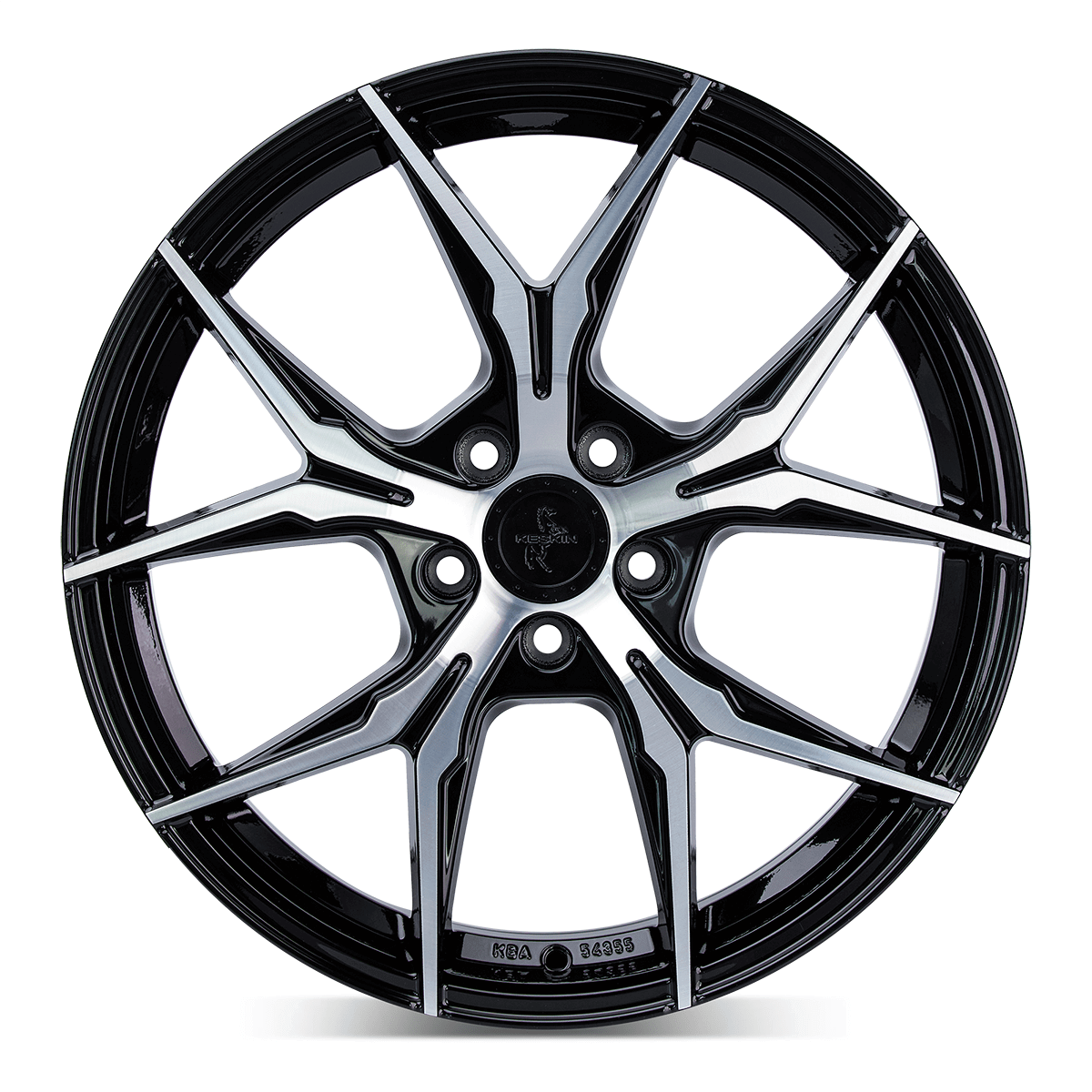 Keskin KT19N Alufælge 19" 5x112 ET45 – Poleret/sort (sæt á 4)