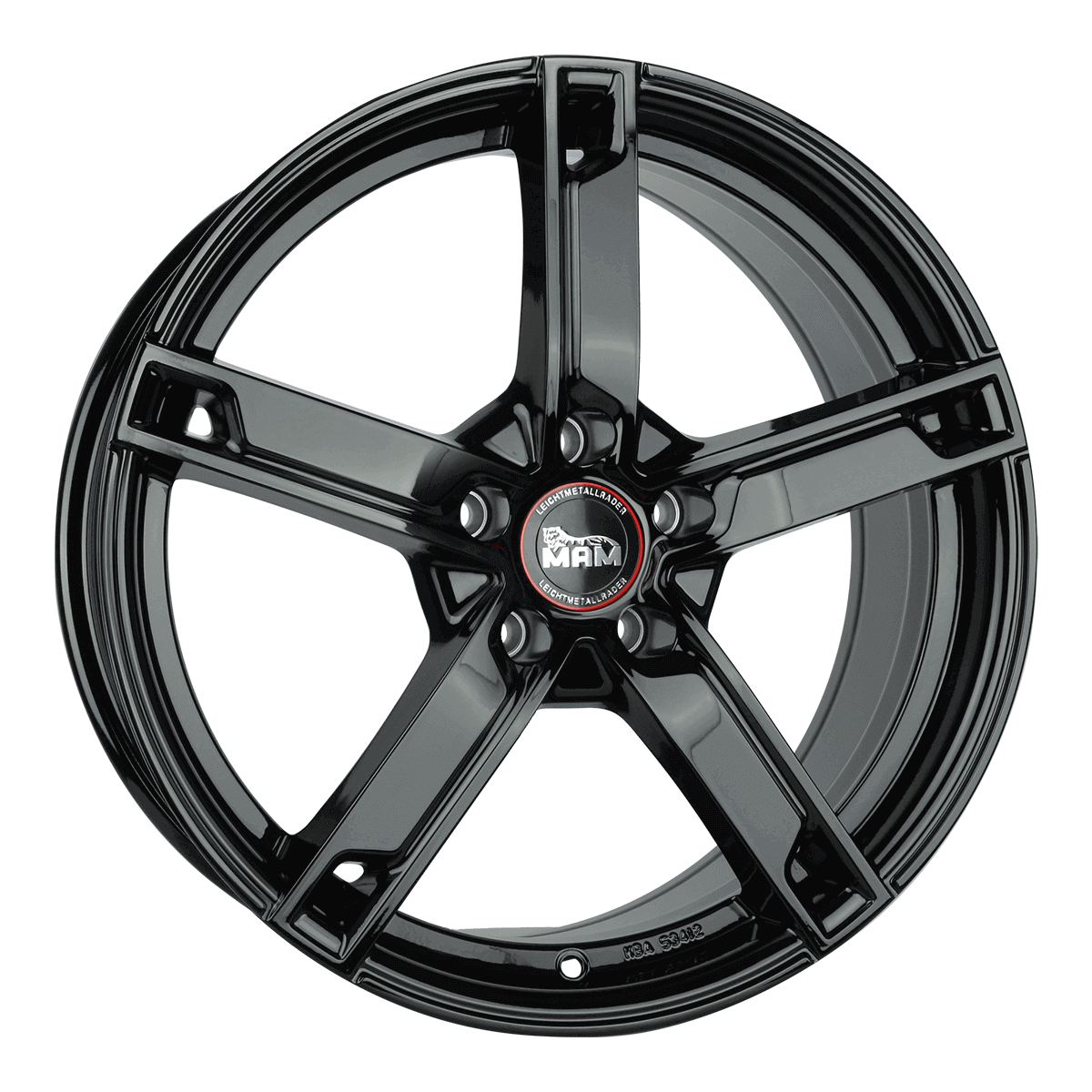 MAM W4 Alufælge 15" 5x112 ET43 – Sort (sæt á 4)
