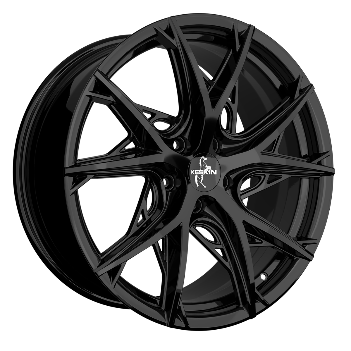 Keskin KT24C Alufælge 19" 5x112 ET30 – Sort (sæt á 4)