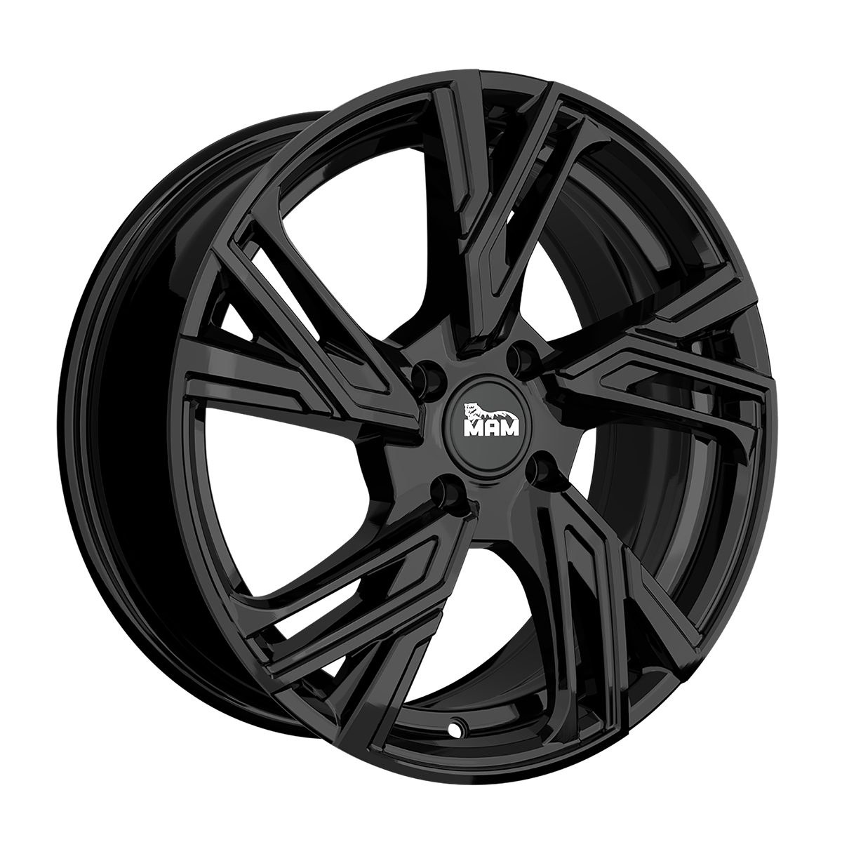 MAM RS5 Alufælge 16" 4x108 ET20 – Sort (sæt á 4)
