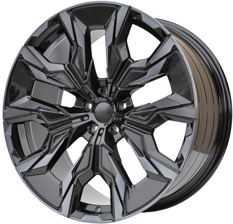 PDW 5915 Alufælge 20" 5x112 ET28 – Sort/przyciemniany front (sæt á 4)