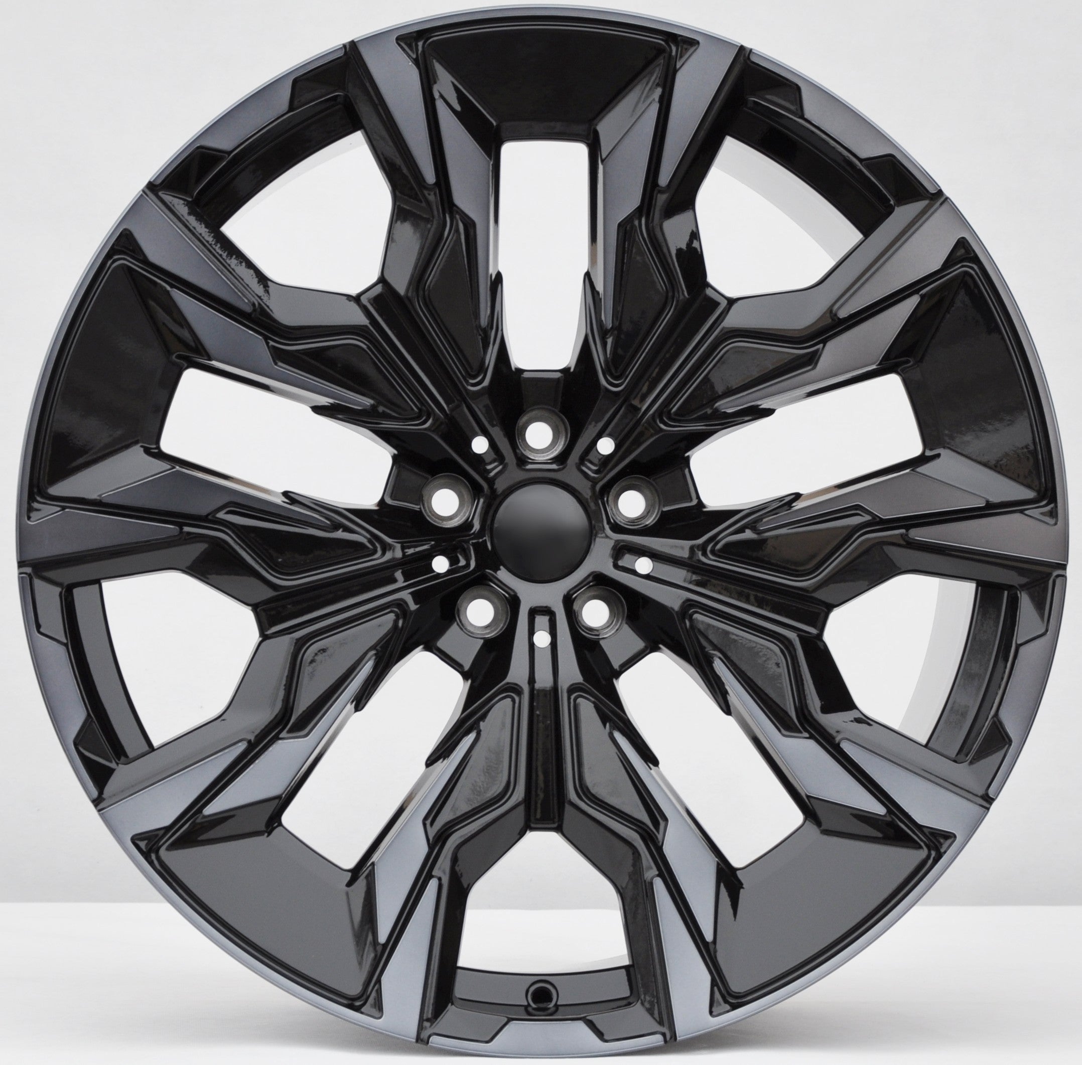 PDW 5915 Alufælge 21" 5x112 ET32 – Sort/przyciemniany front (sæt á 4)