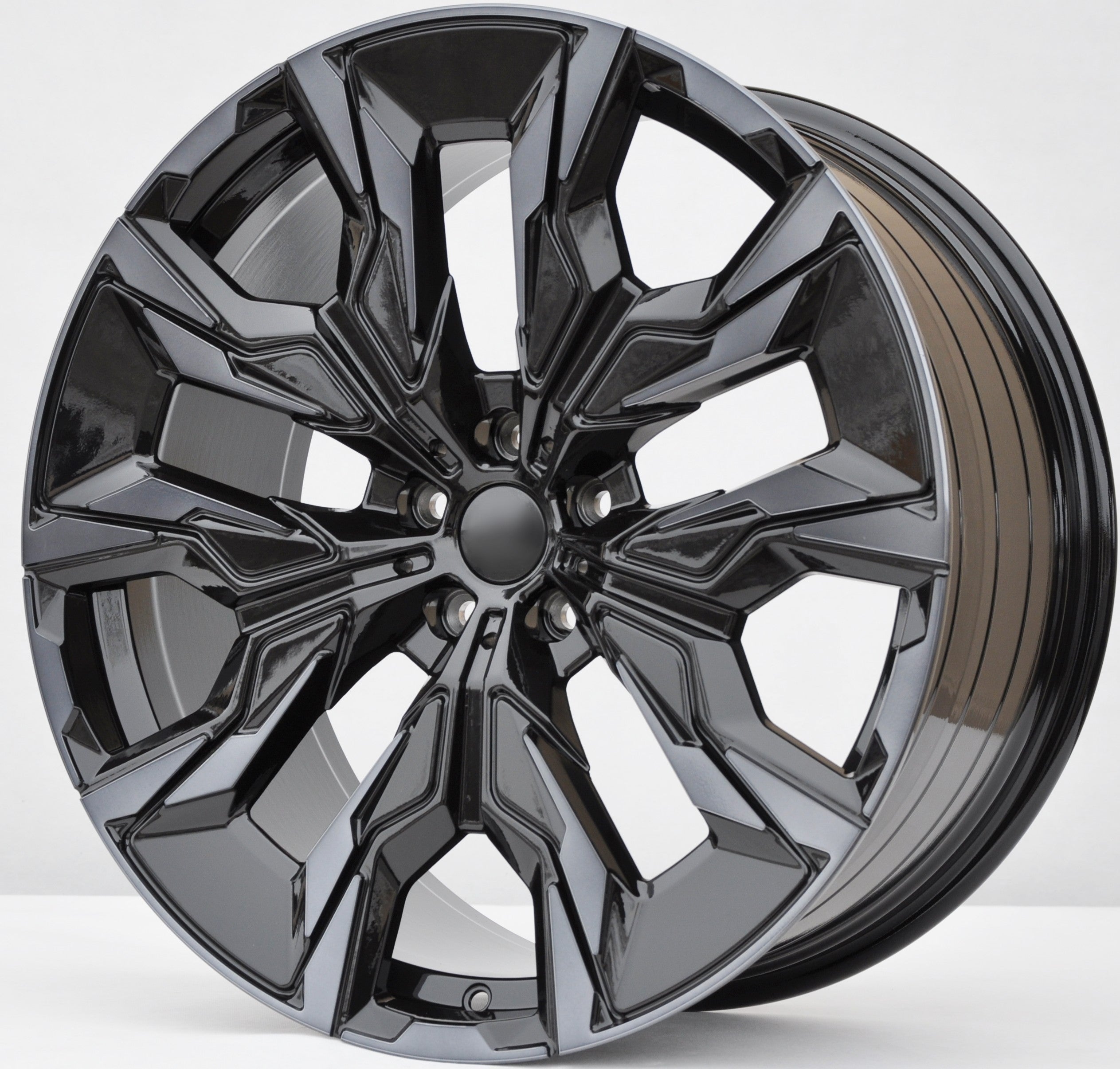 PDW 5915 Alufælge 21" 5x112 ET32 – Sort/przyciemniany front (sæt á 4)