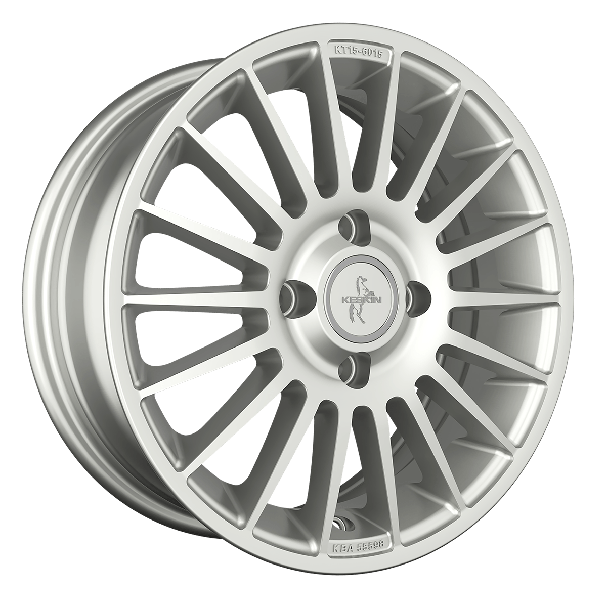 Keskin KT15 Alufælge 16" 4x108 ET35 – Sølv (sæt á 4)