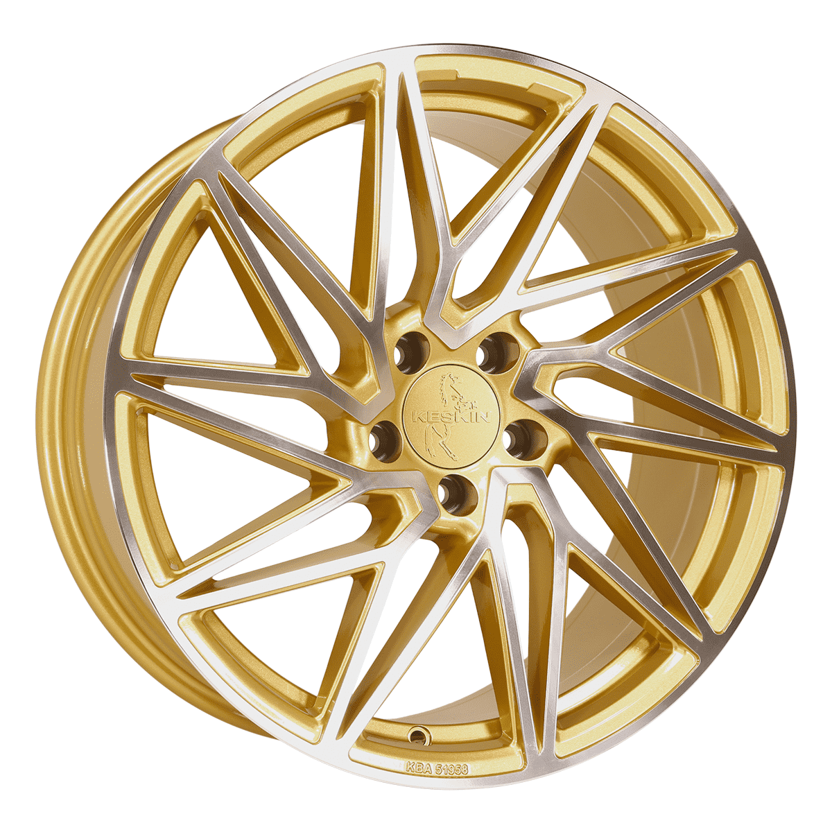 Keskin KT20 Alufælge 19" 5x112 ET45 – Guld (sæt á 4)
