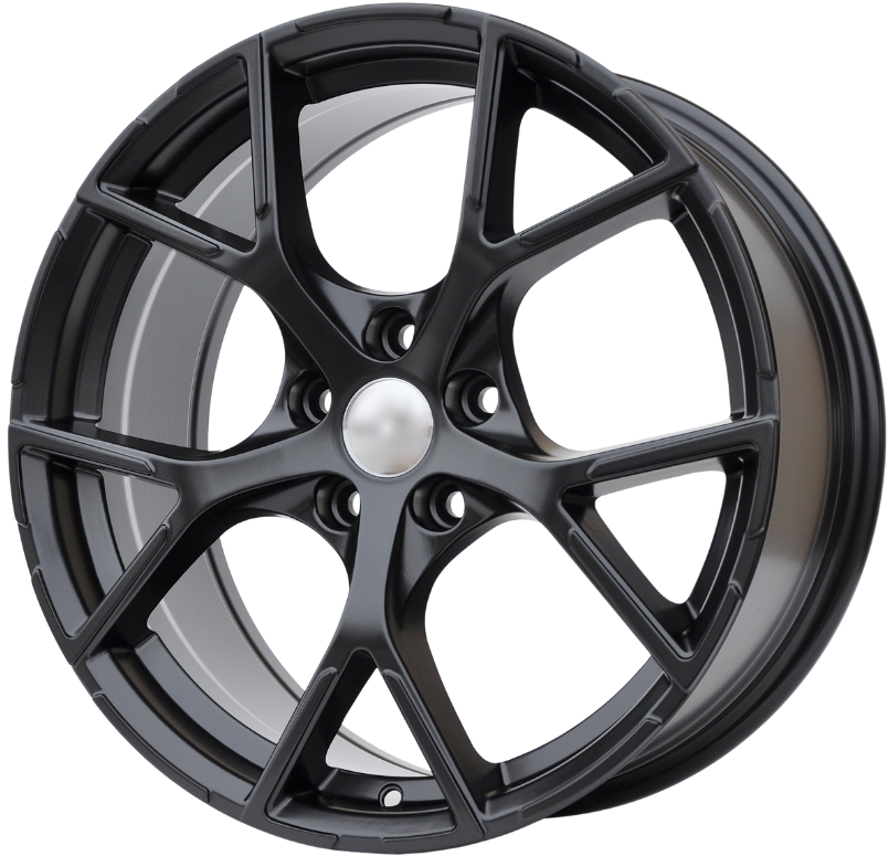 PDW 5997 Alufælge 18" 5x112 ET46 – Sort półmat (sæt á 4)