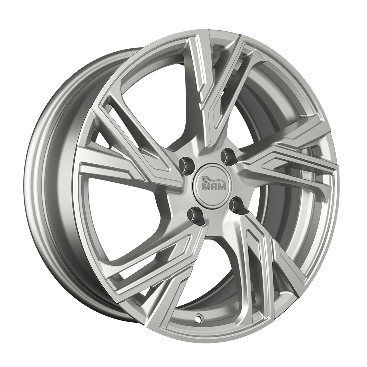 MAM RS5 Alufælge 16" 4x108 ET37 – Sølv (sæt á 4)