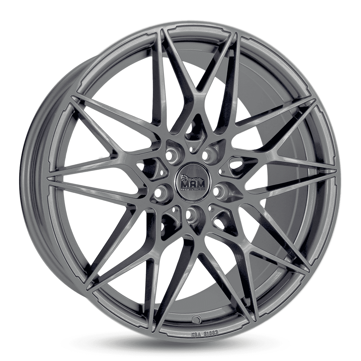 MAM B2N Alufælge 19" 5x120 ET35 – Gun metal (sæt á 4)