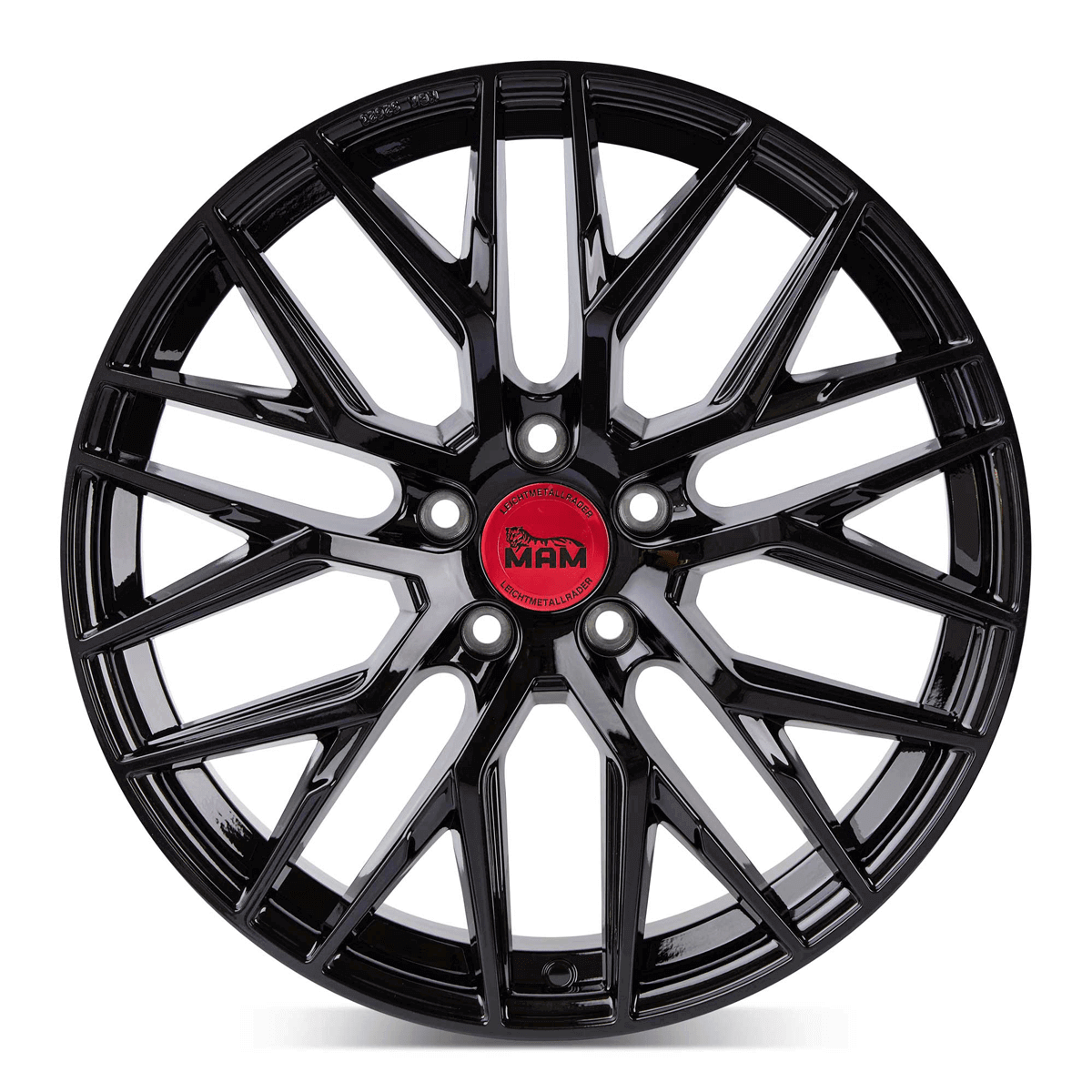 MAM RS4 Alufælge 16" 5x112 ET38 – Sort (sæt á 4)