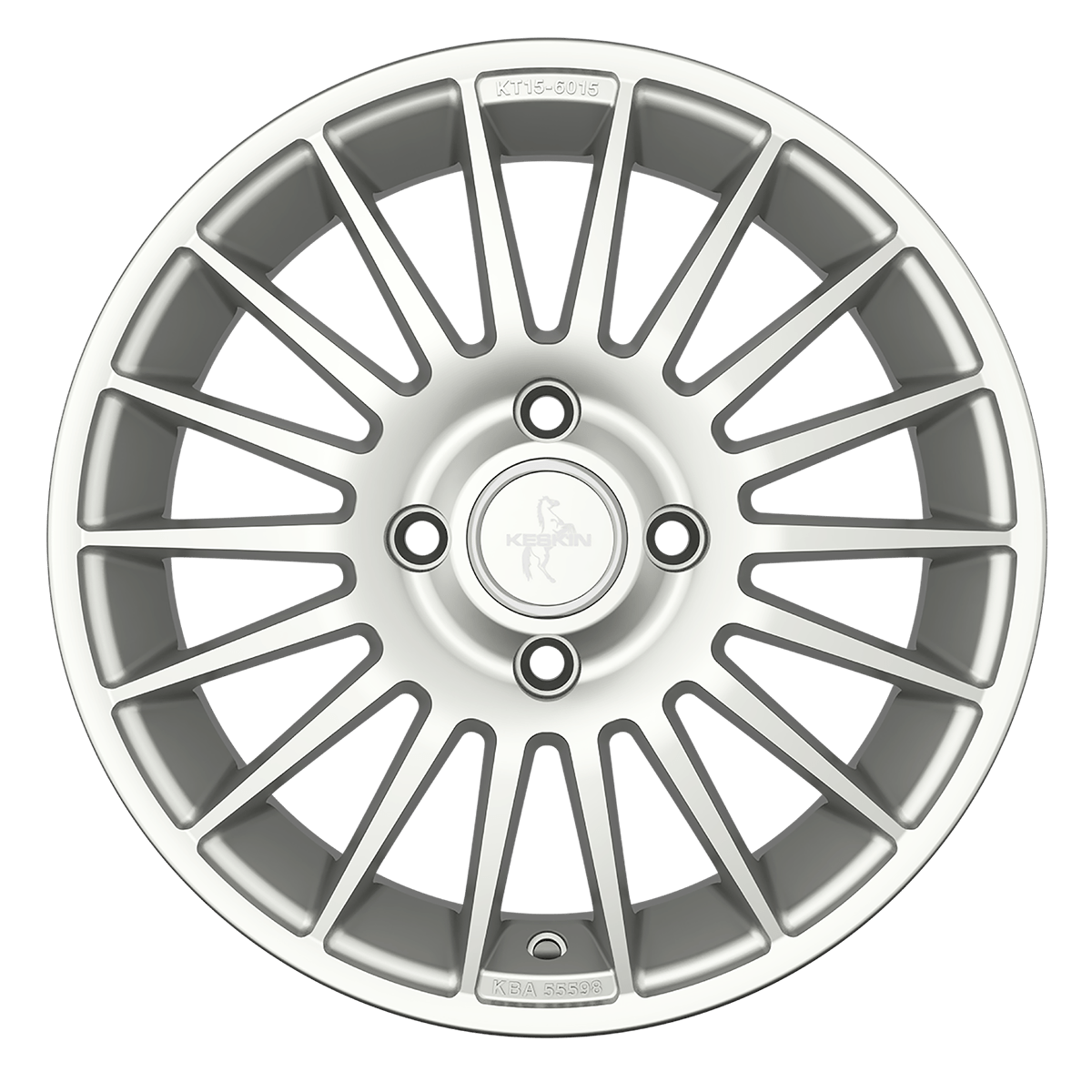 Keskin KT15 Alufælge 16" 4x100 ET35 – Sølv (sæt á 4)