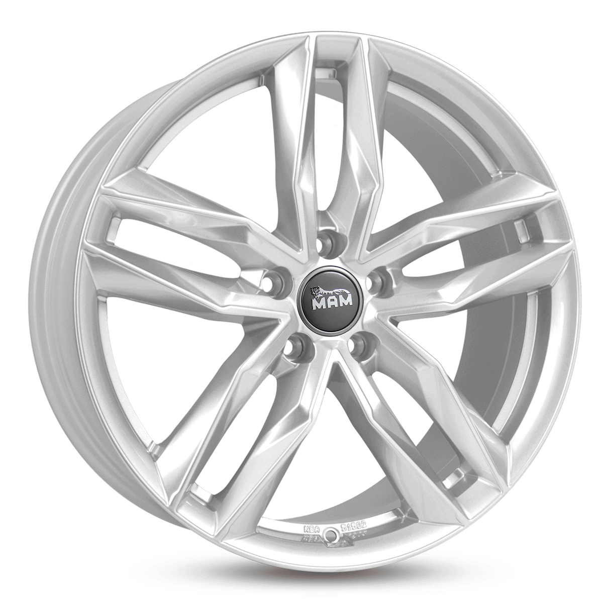 MAM RS3 Alufælge 18" 5x108 ET45 – Sølv (sæt á 4)
