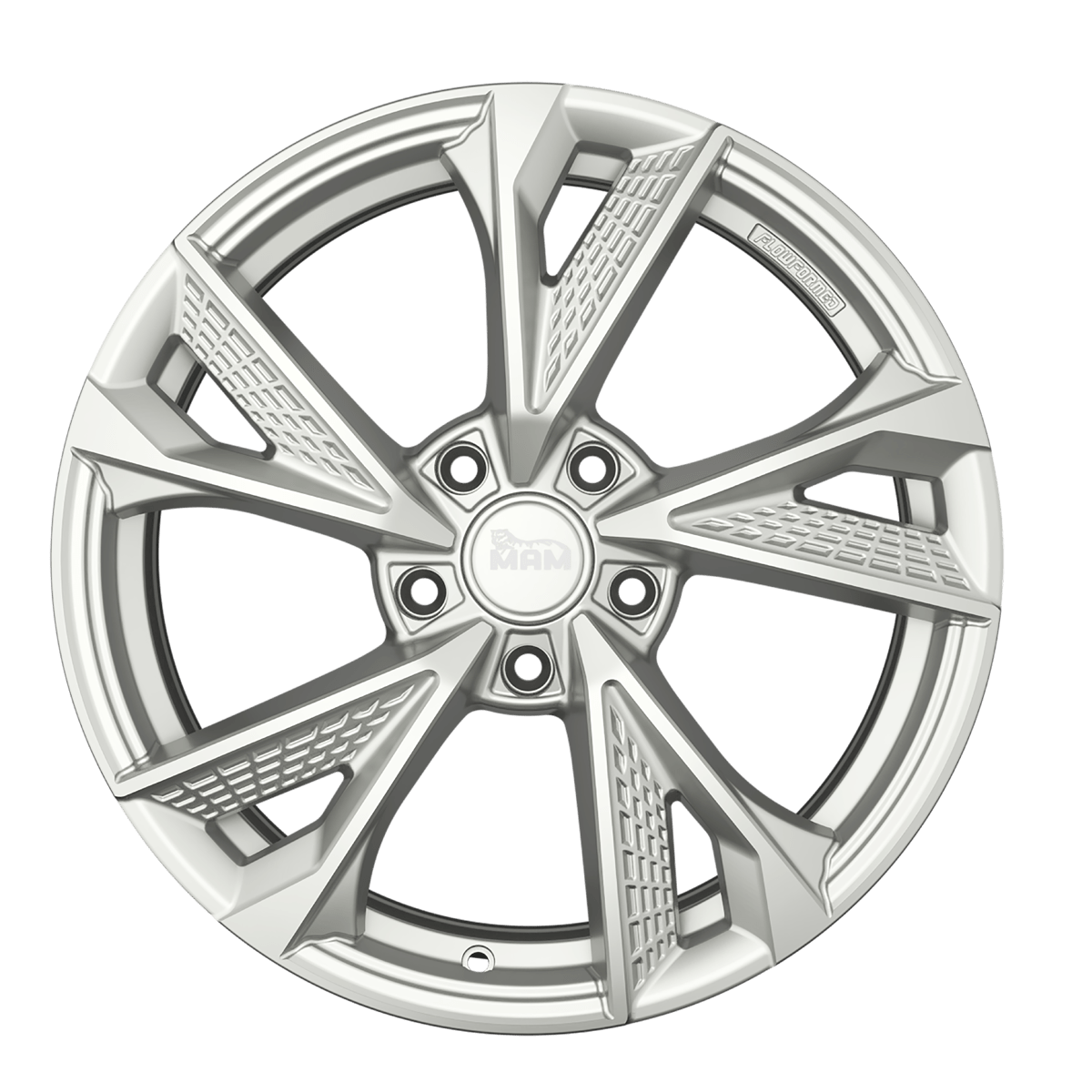 MAM RS6 Alufælge 19" 5x120 ET35 – Sølv (sæt á 4)