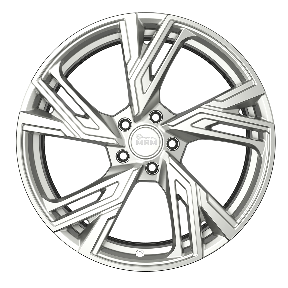 MAM RS5 Alufælge 17" 5x112 ET51 – Sølv (sæt á 4)