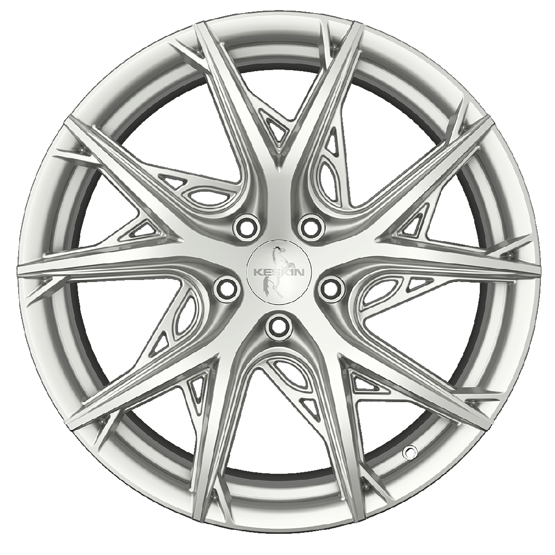 Keskin KT24C Alufælge 19" 5x114.3 ET35 – Sølv (sæt á 4)