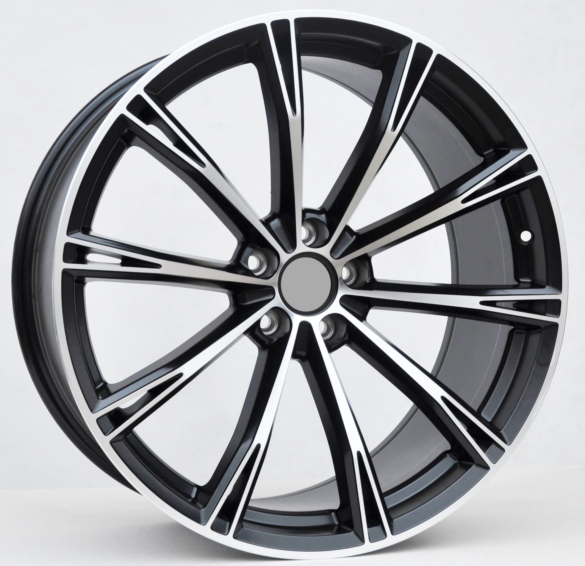 PDW 5060 Alufælge 18" 5x112 ET40 – Poleret/sort (sæt á 4)