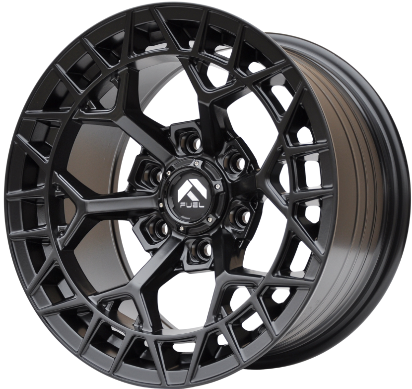 PDW FBX229 Alufælge 17" 6x139.7 ET0 – Sort mat (sæt á 4)