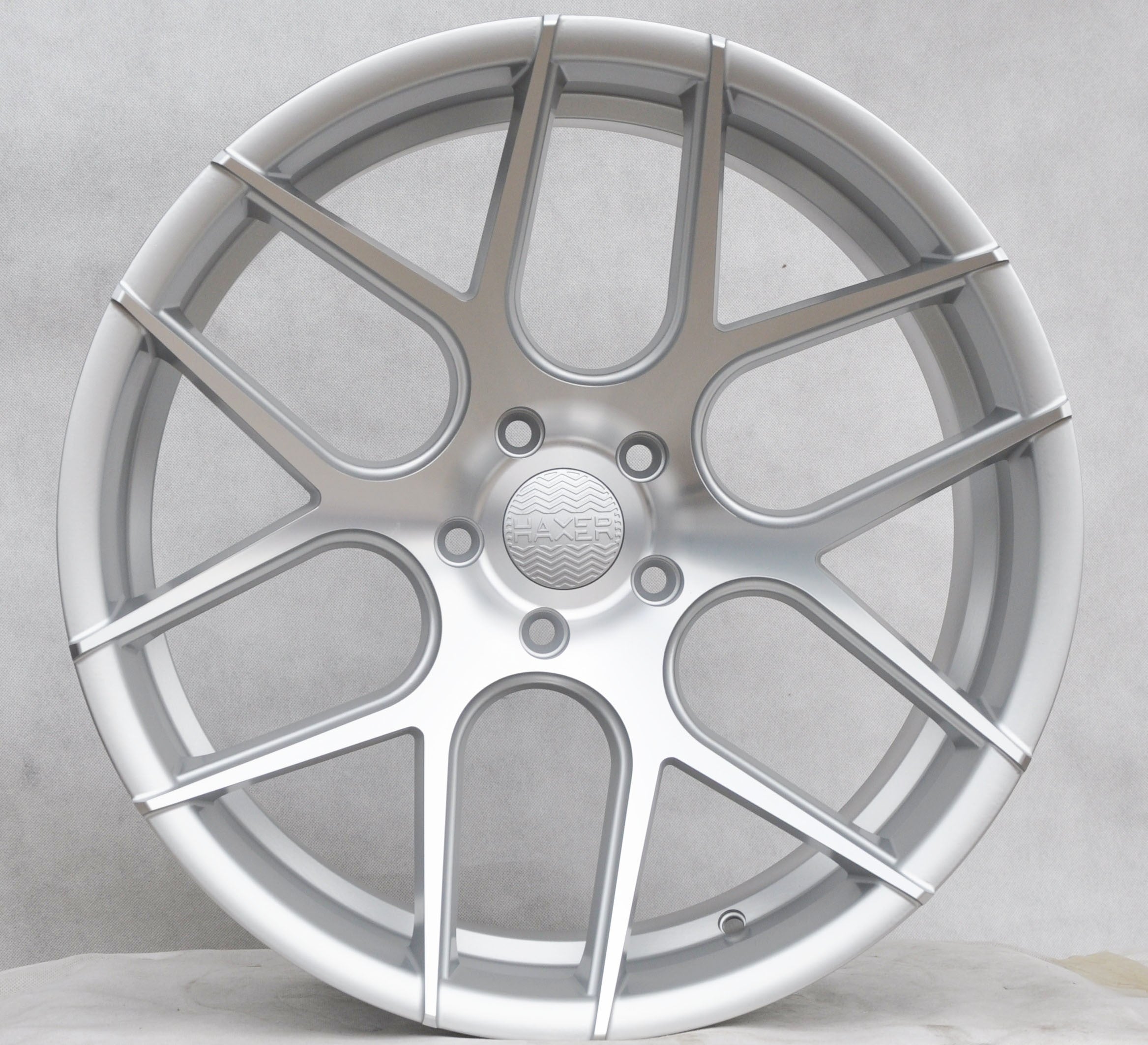 Haxer SSA03 (HX022) Alufælge 20" 5x120 ET35 – Poleret/sølv (sæt á 4)