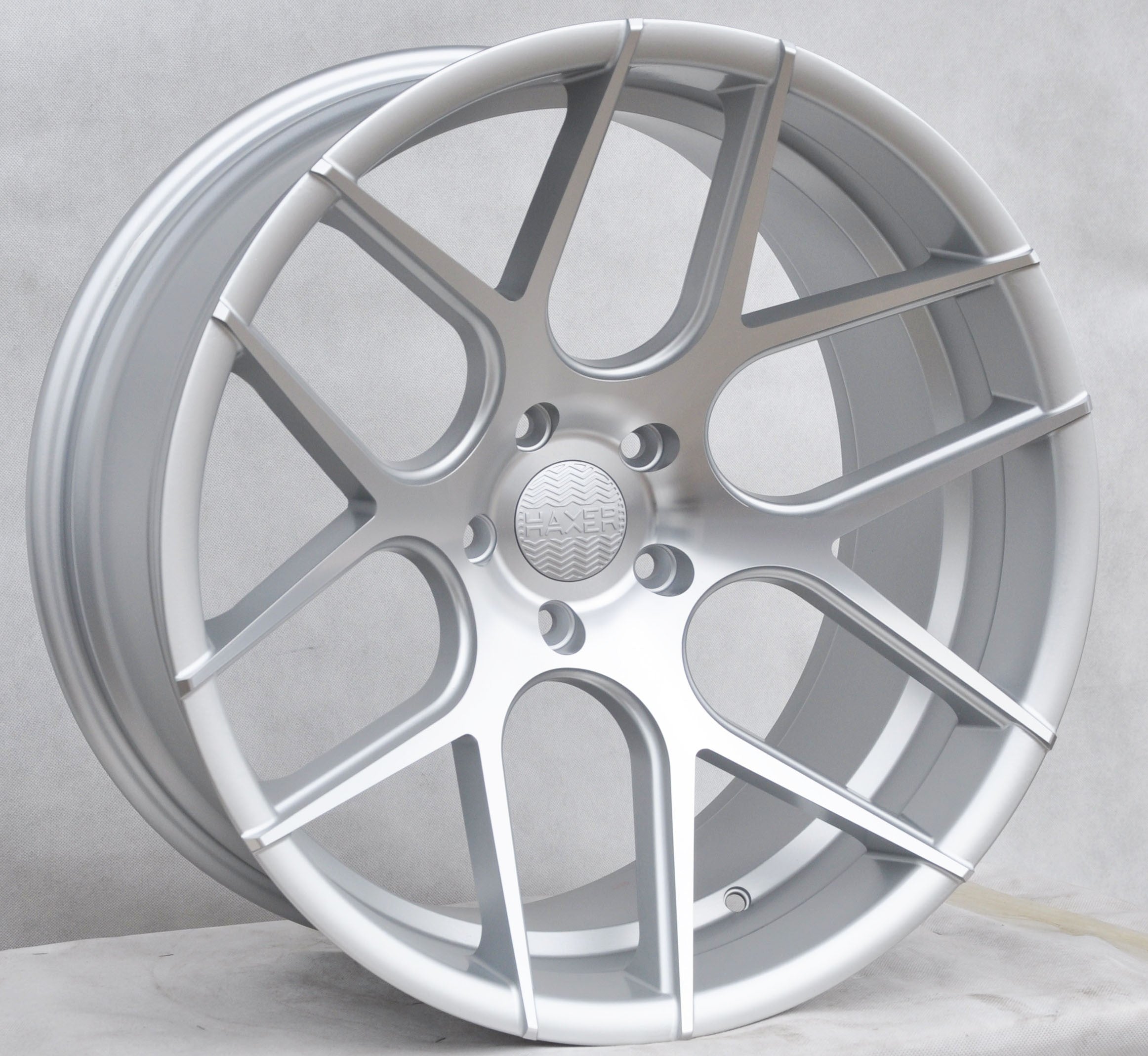 Haxer SSA03 (HX022) Alufælge 20" 5x120 ET35 – Poleret/sølv (sæt á 4)