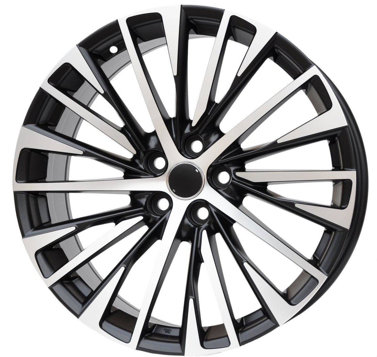 PDW 1118 Alufælge 21" 9J 5x114.3 ET40 – Poleret/sort (sæt á 4)