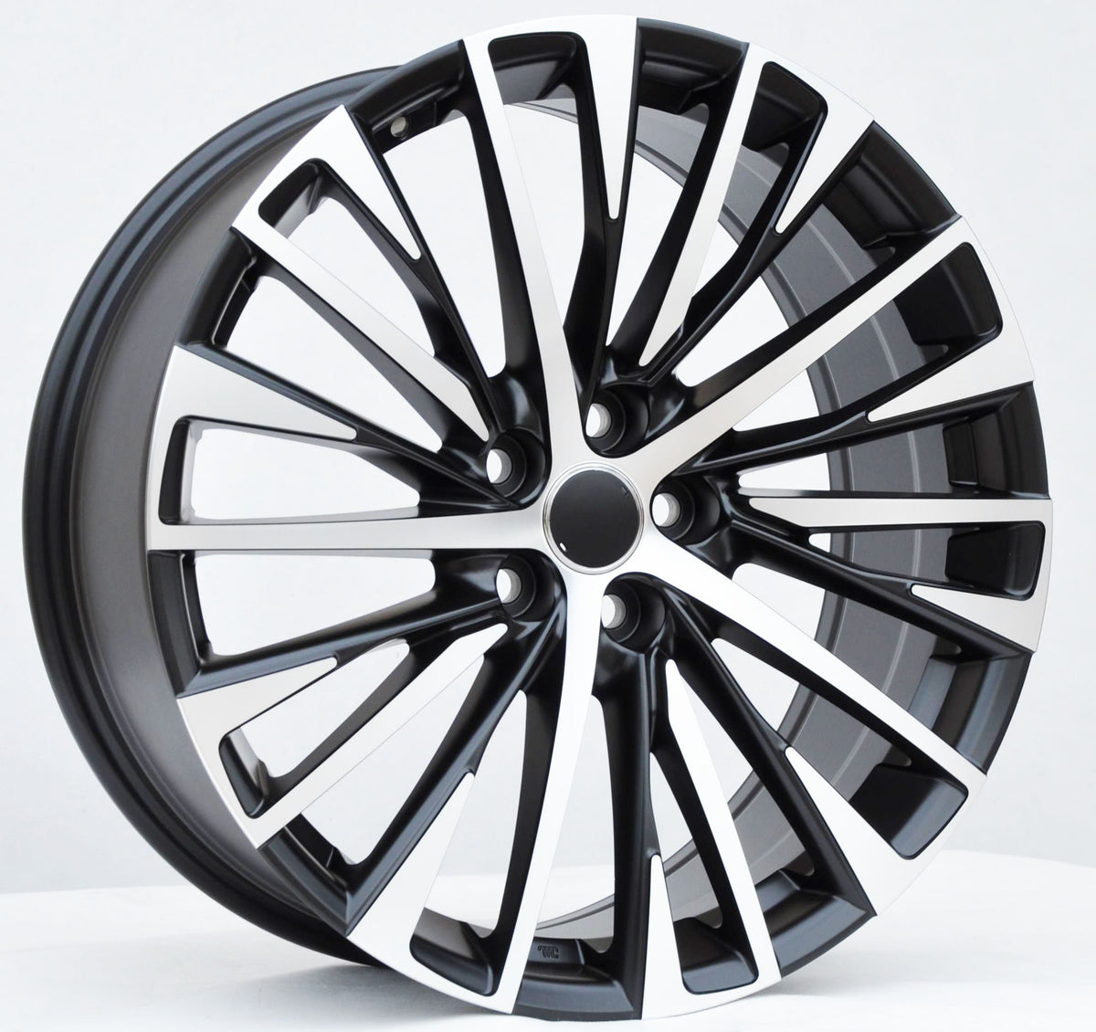 PDW 1118 Alufælge 21" 9J 5x114.3 ET40 – Poleret/sort (sæt á 4)