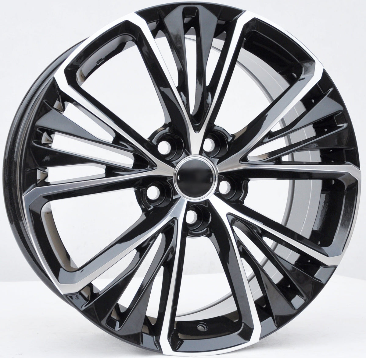 PDW 5908 Alufælge 18" 8J 5x114.3 ET40 – Poleret/sort (sæt á 4)