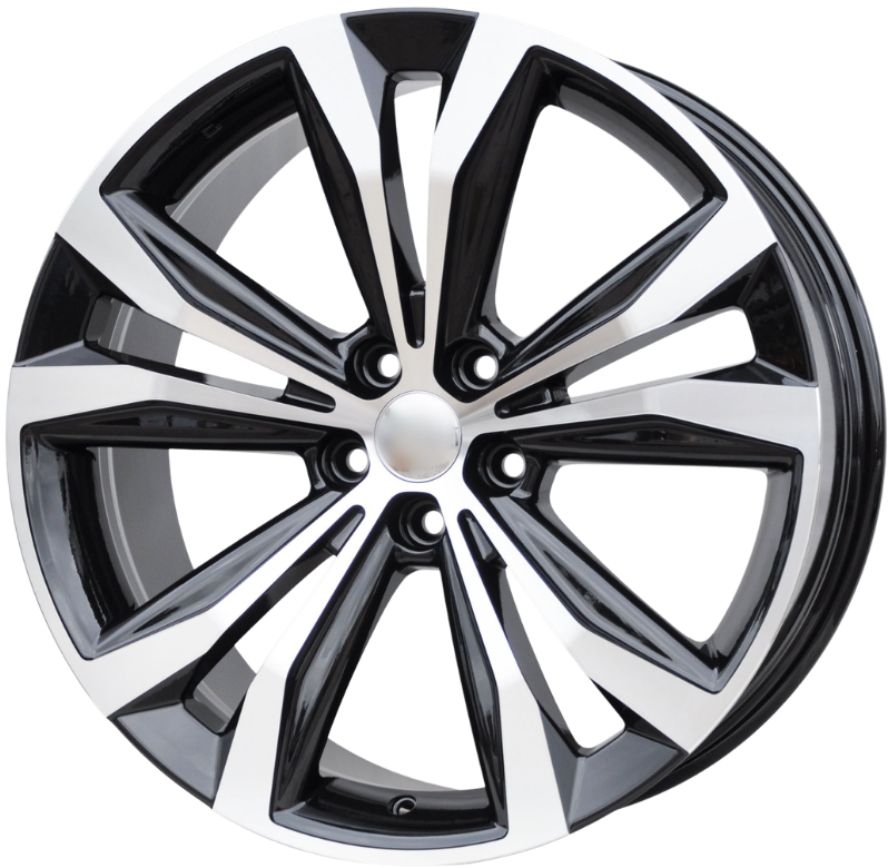PDW 1437 Alufælge 20" 5x114.3 ET30 – Poleret/sort (sæt á 4)