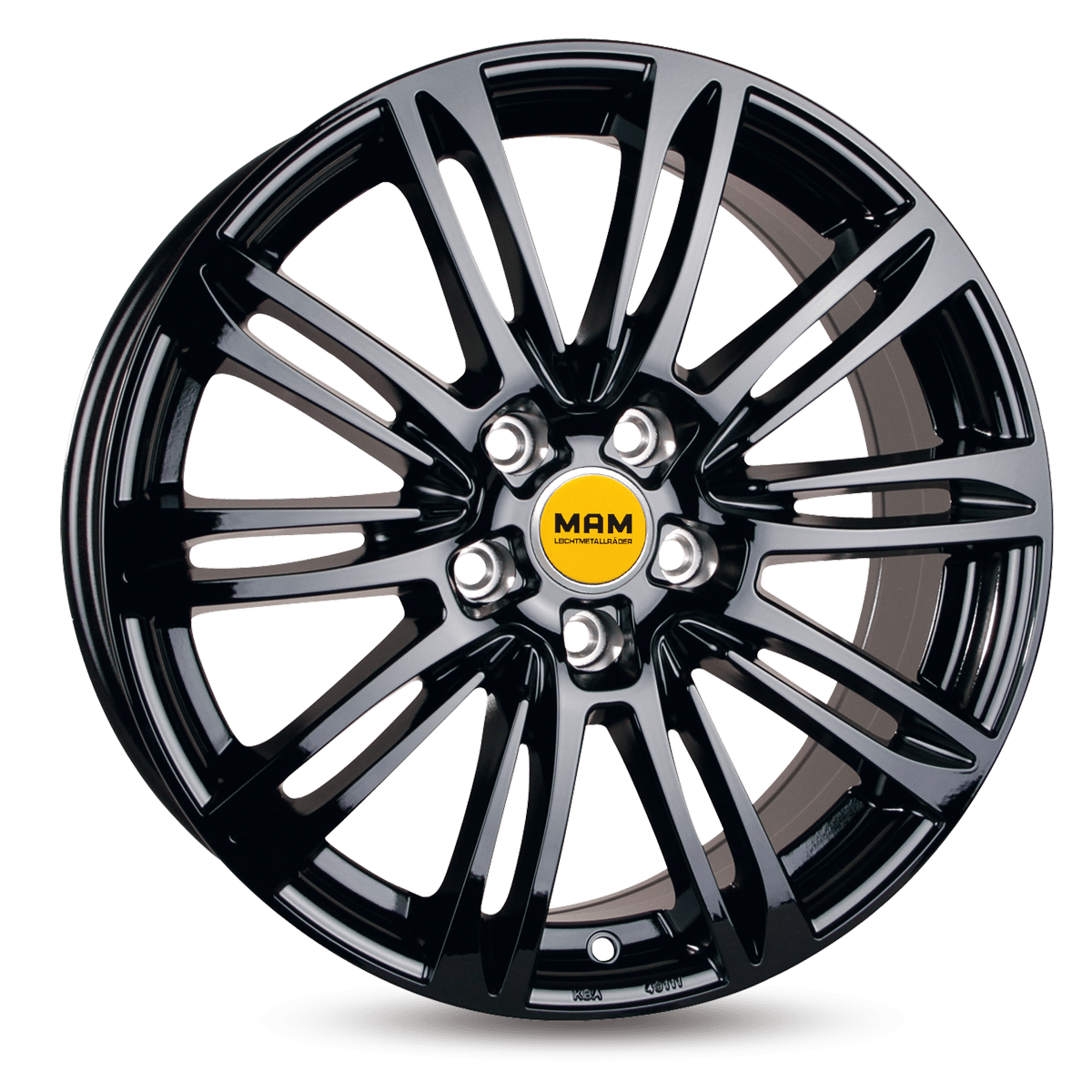 MAM A4 Alufælge 17" 5x108 ET40 – Sort (sæt á 4)
