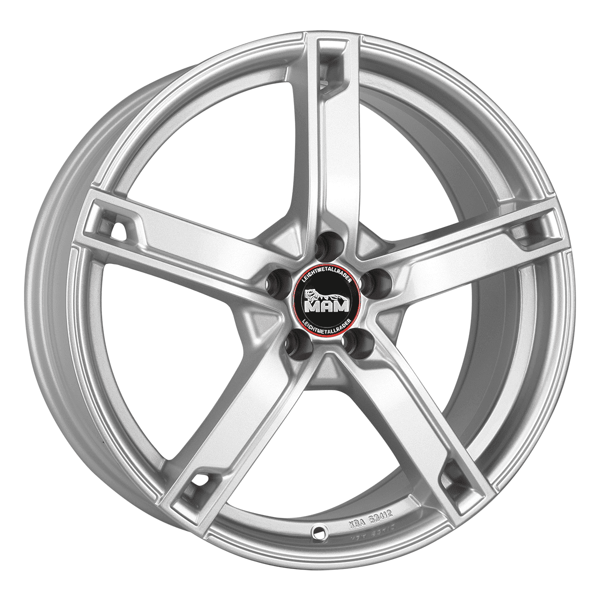 MAM W4 Alufælge 18" 5x112 ET33 – Sølv (sæt á 4)