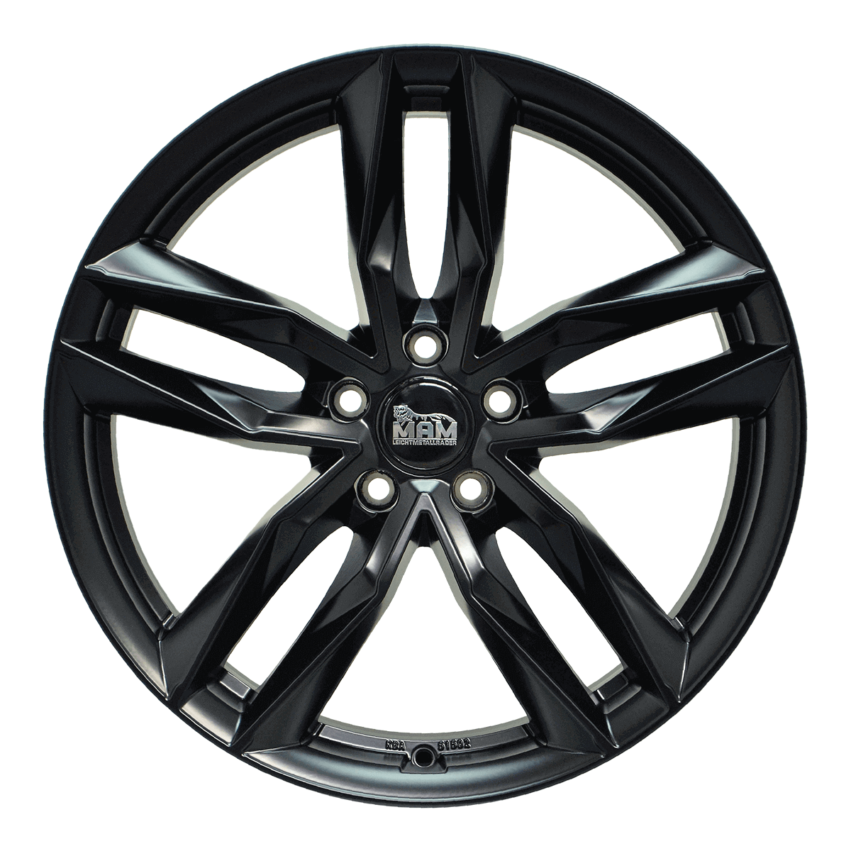 MAM RS3 Alufælge 16" 5x114.3 ET45 – Sort (sæt á 4)