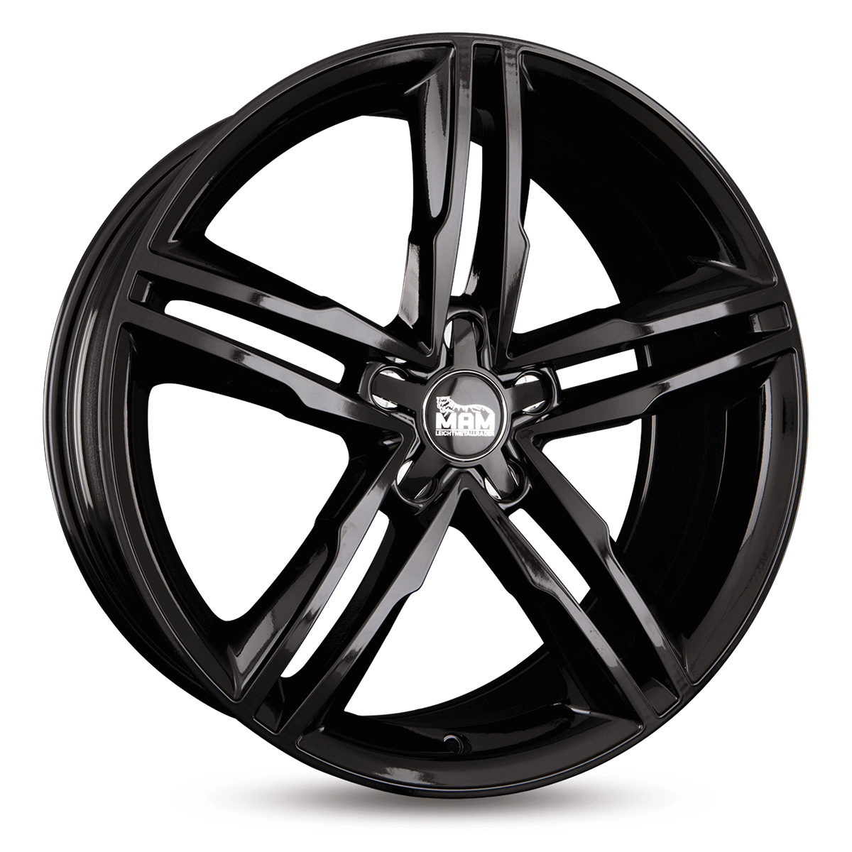 MAM A1 Alufælge 18" 5x112 ET30 – Sort (sæt á 4)