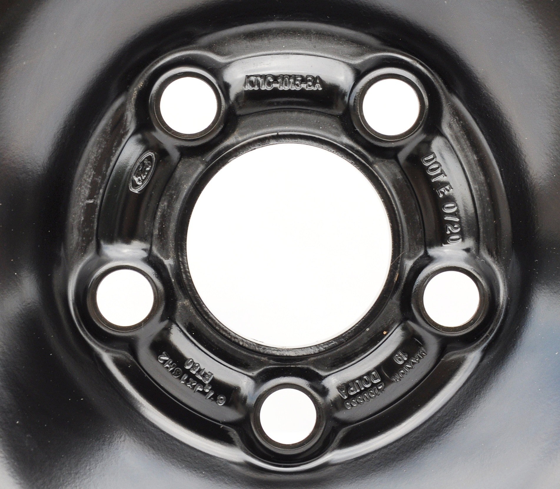 Ford (oryginalne OEM) kt1c-1015-ba Stålfælge 16" 5x108 ET50 – Sort (stk)