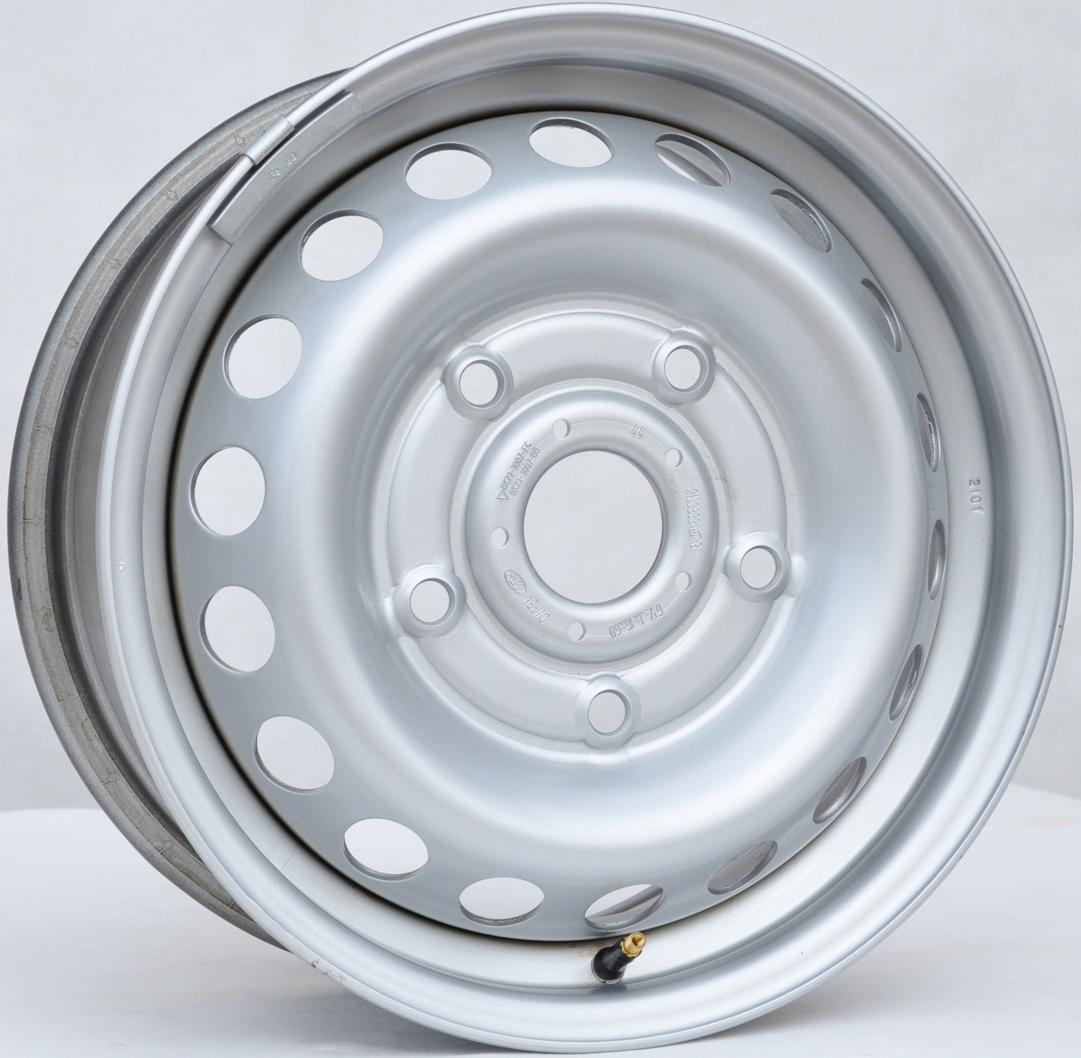 Ford (oryginalne OEM) bk21-1007-fc Stålfælge 16" 5x160 ET60 – Sølv (sæt á 4)