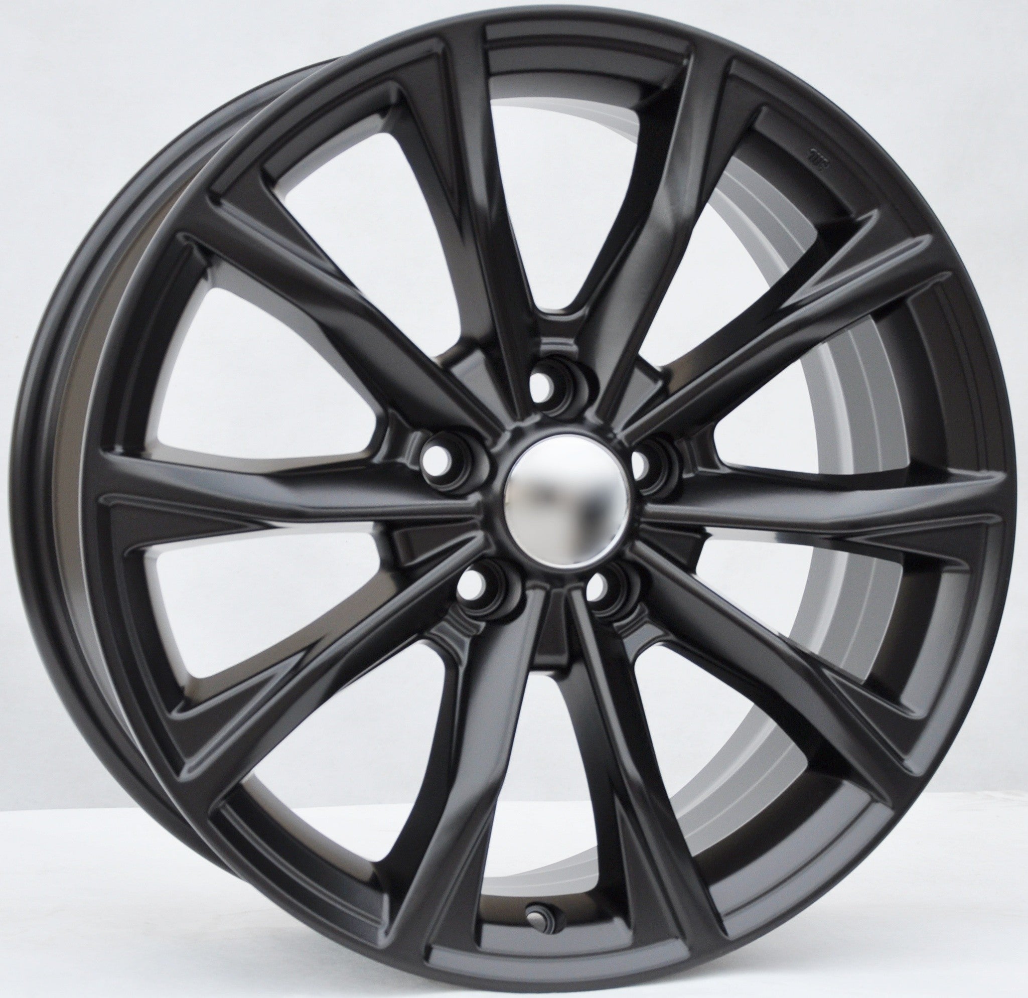 PDW 1351 Alufælge 18" 5x114.3 ET40 – Sort półmat (sæt á 4)