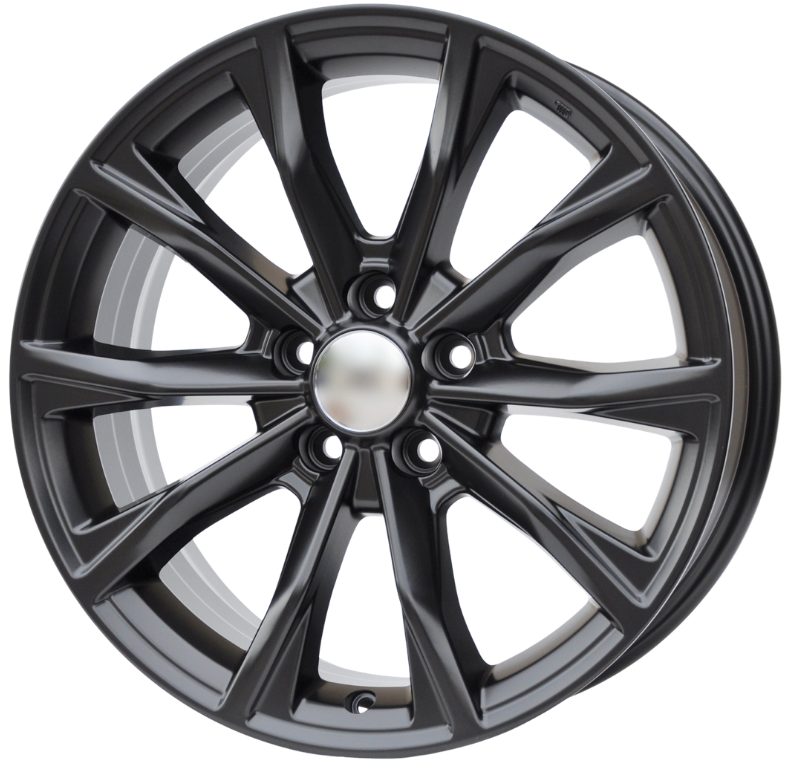 PDW 1351 Alufælge 18" 5x114.3 ET40 – Sort półmat (sæt á 4)